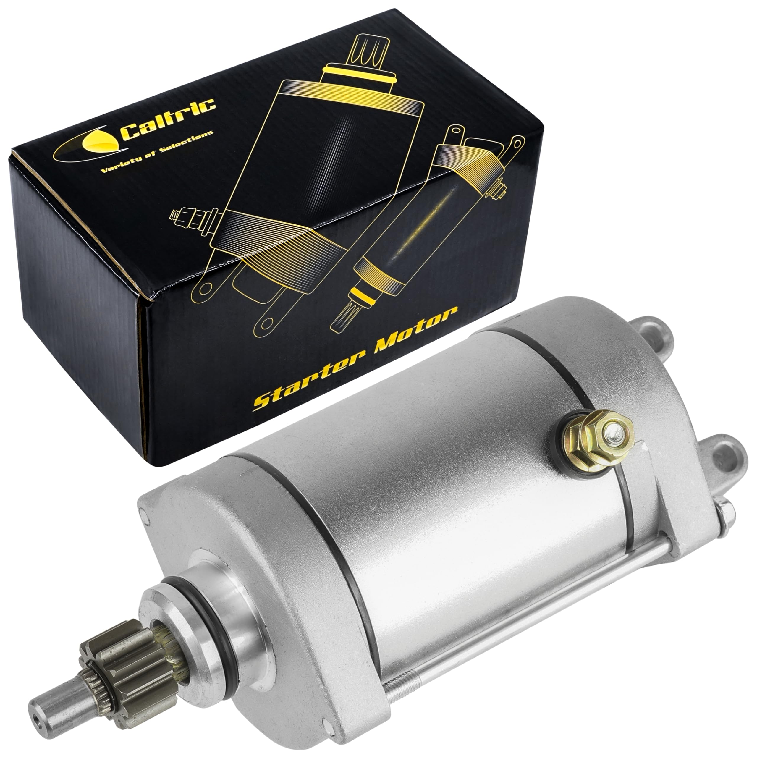 Caltric Starter Compatible With Yamaha Raptor 660 Yfm660 660Cc 2001 2002 2003 2004-2006