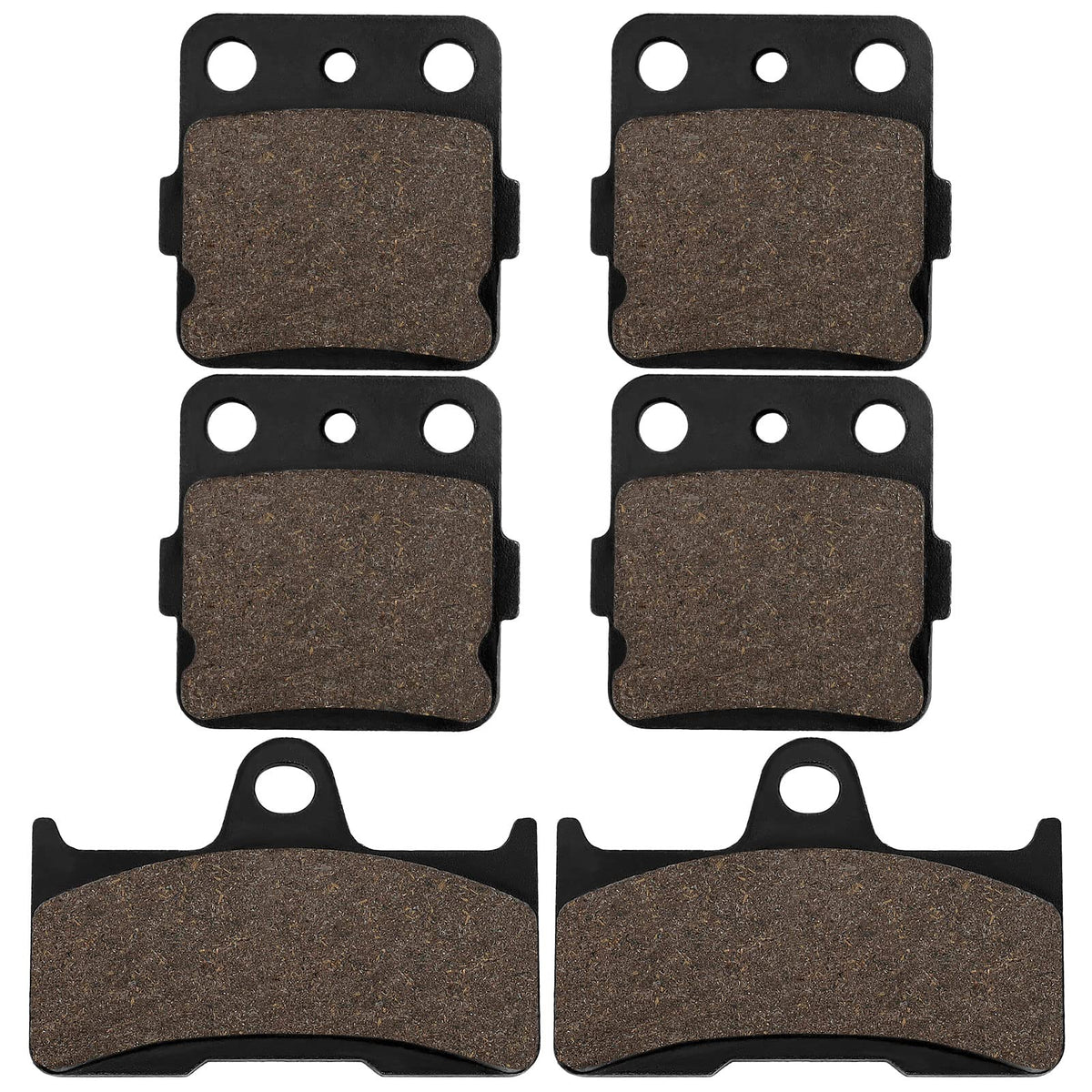 Brake Pads Front And Rear Compatible With Yamaha Yfm 660 Grizzly 660 4X4 2002 2003 2004 2005 2006 2007 2008 Yfm660F Yfm660Fa Yfm660Fah Yfm660Fahd Yfm660Fahw Yfm660Fg Yfm660Fgh Yfm660Fh