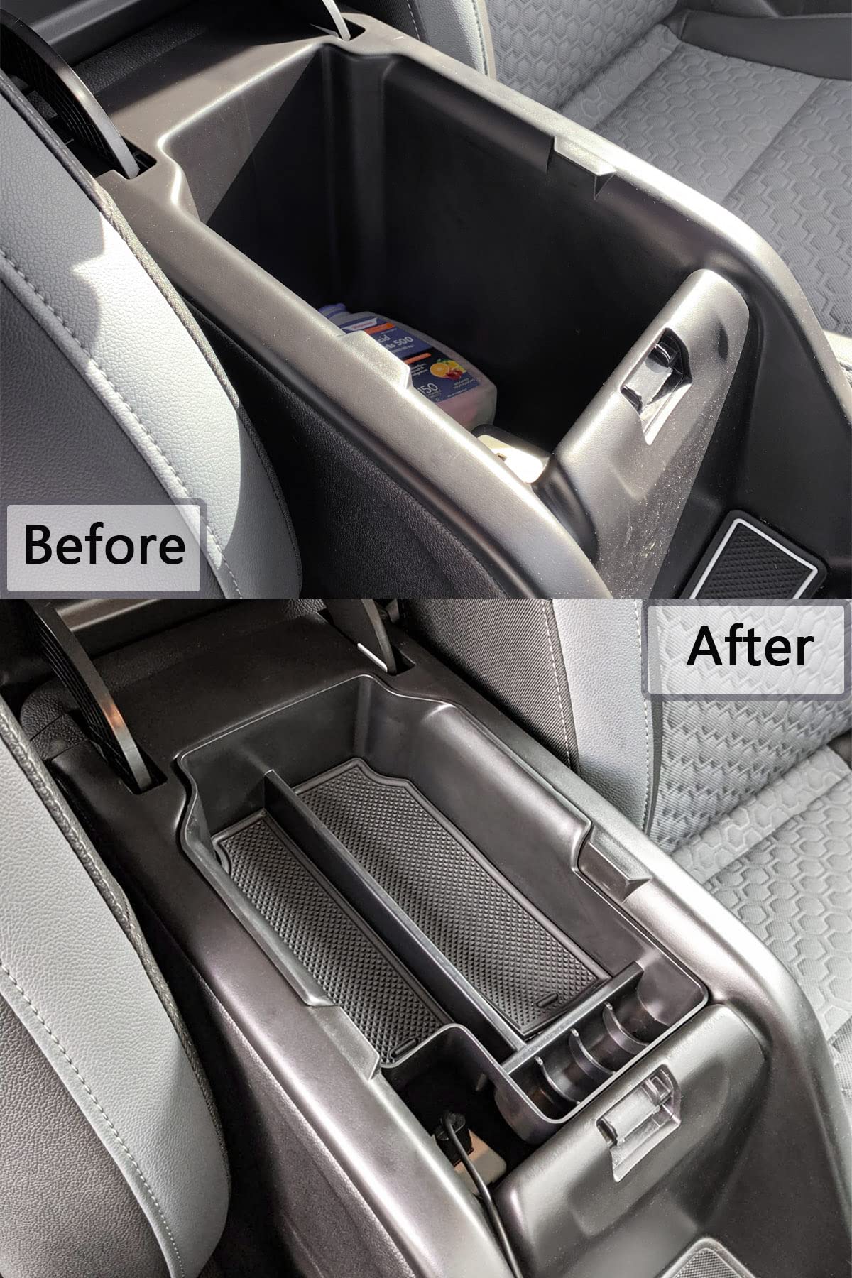 Edbetos Center Console Organizer Tray Compatible With Chevy Colorado Gmc Canyon Accessories 2015 2016 2017 2018 2019 2020 2021 2022 Armrest Secondary Storage Glove Box, Black