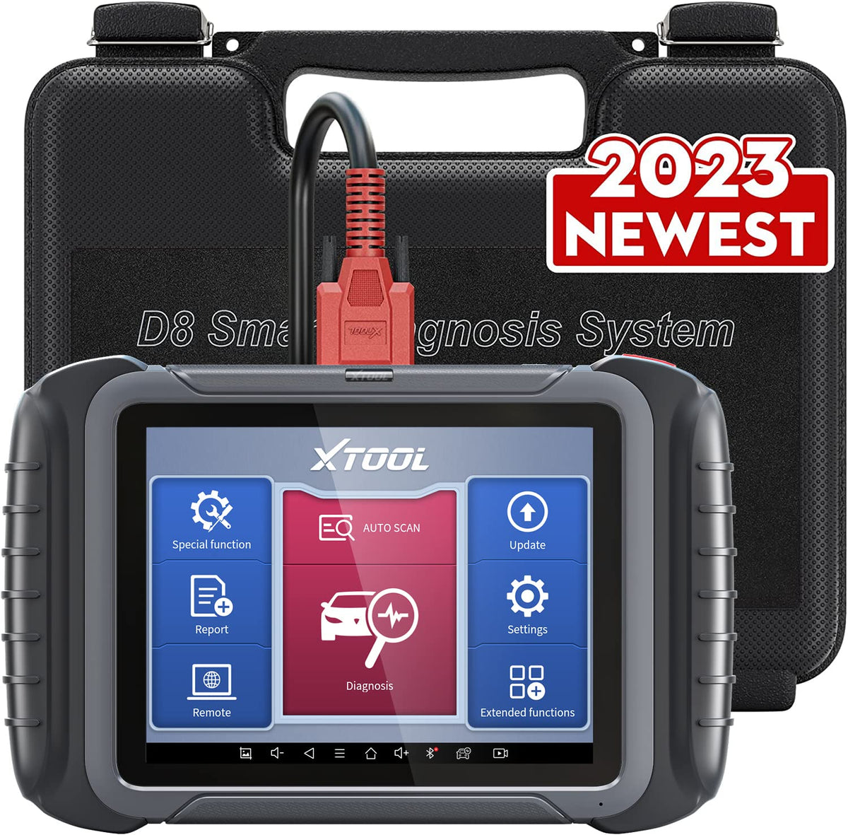 Xtool D8 Diagnostic Scan Tool With 3 Years Updates($600 Value), 2023 Newest, Can Fd, Ecu Coding, 38+ Resets, Full Bi-Directional