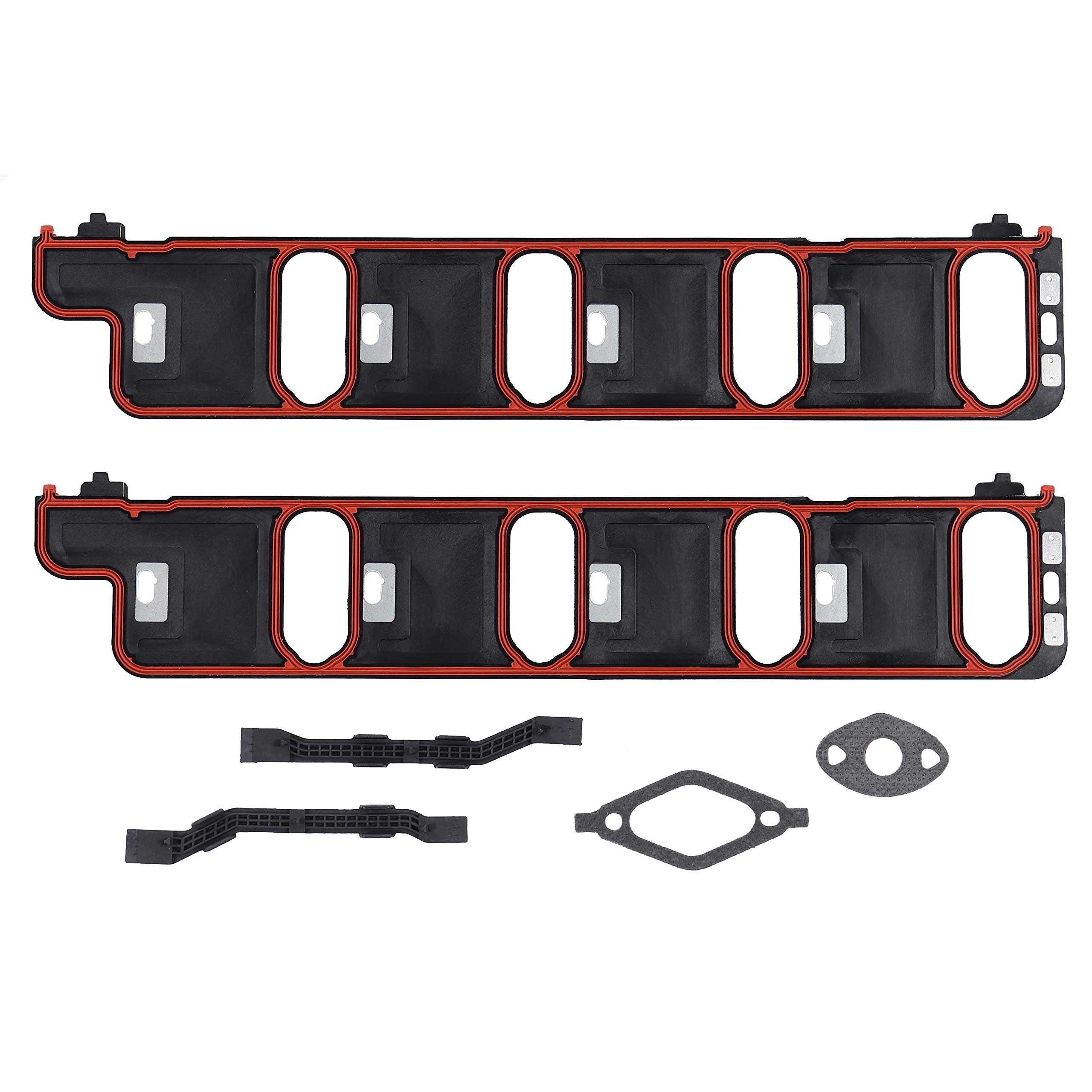 DNJ IG3181 Intake Gasket for 2001-2007 / Chevrolet, GMC/Avalanche 2500, Express 3500, Savana 3500, Sierra 2500 HD, Sierra 2500 HD Classic, Sierra 3500, Sierra 3500 Classic, Silverado 2500 HD
