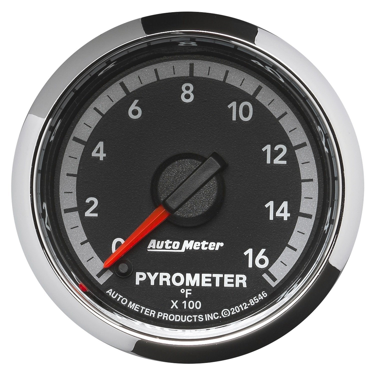 AUTO METER 8546 Factory Match 2-1/16 Electric Pyrometer (0-1600 Degree F, 52.4mm) Regular, 2-1/16 Inch
