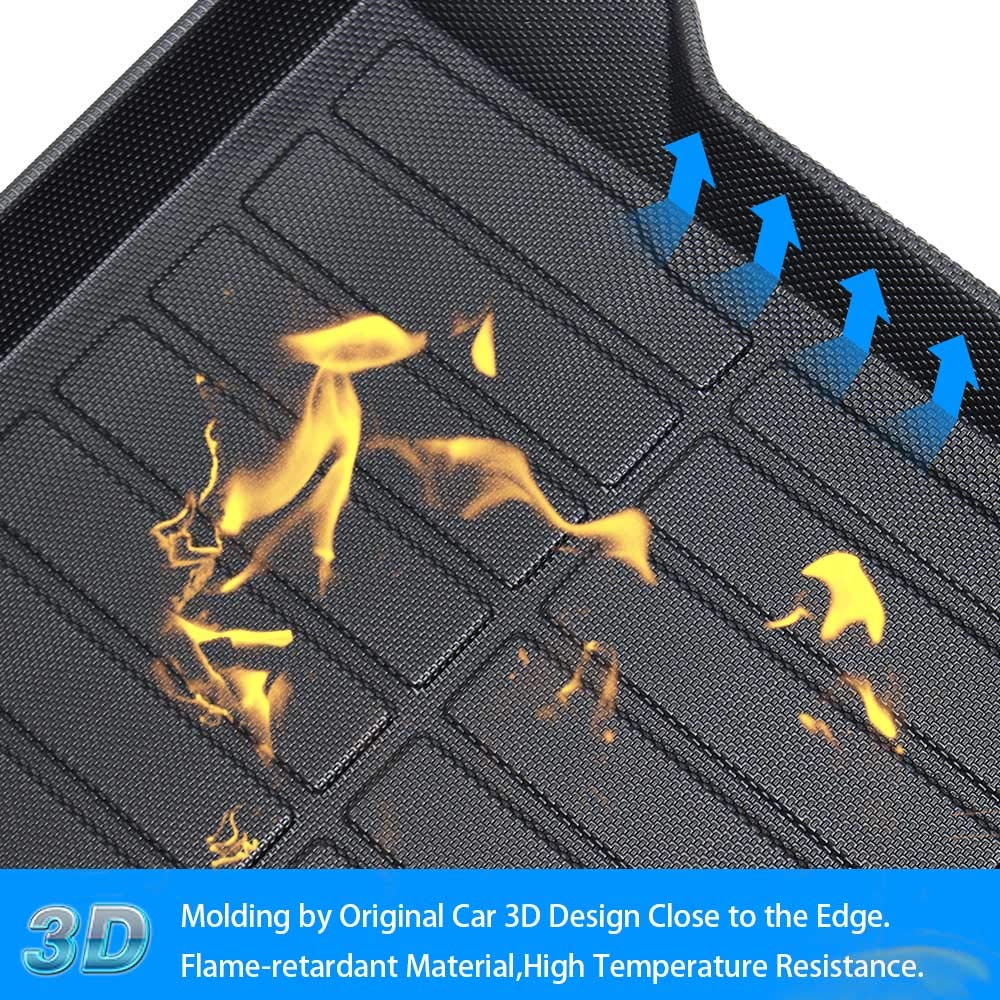 Powerty Cargo Mat Fit For Honda Fit 2015 2016 2017 2018 2019 2020 Trunk Mat Accessories All Weather Tpo Rear Cargo Liner Upgrade