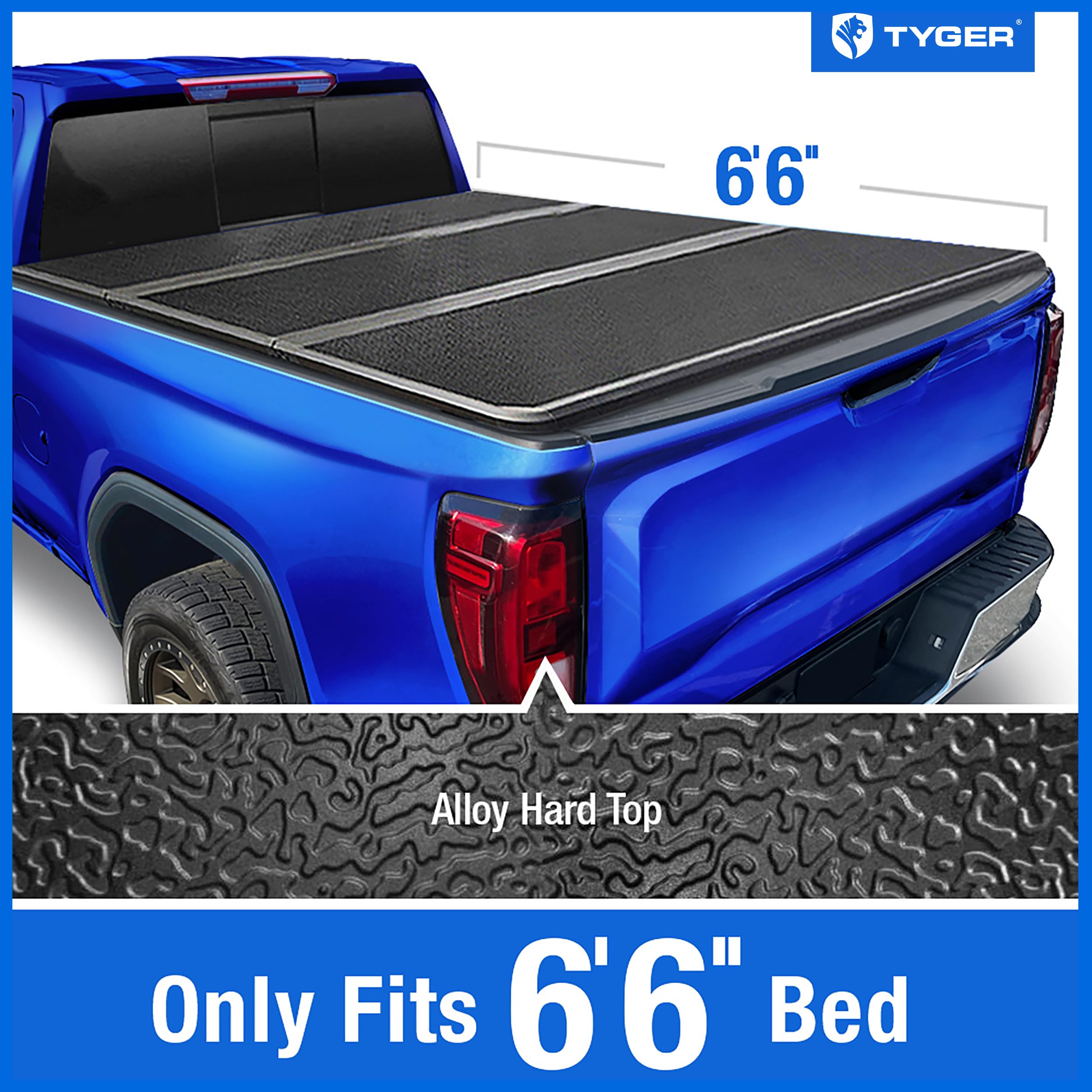 Tyger Auto T5 Alloy Hardtop Truck Bed Tonneau Cover Compatible With 2019-2025 Chevy Silverado Gmc Sierra 1500 (Not Fit 19 Ld; 19