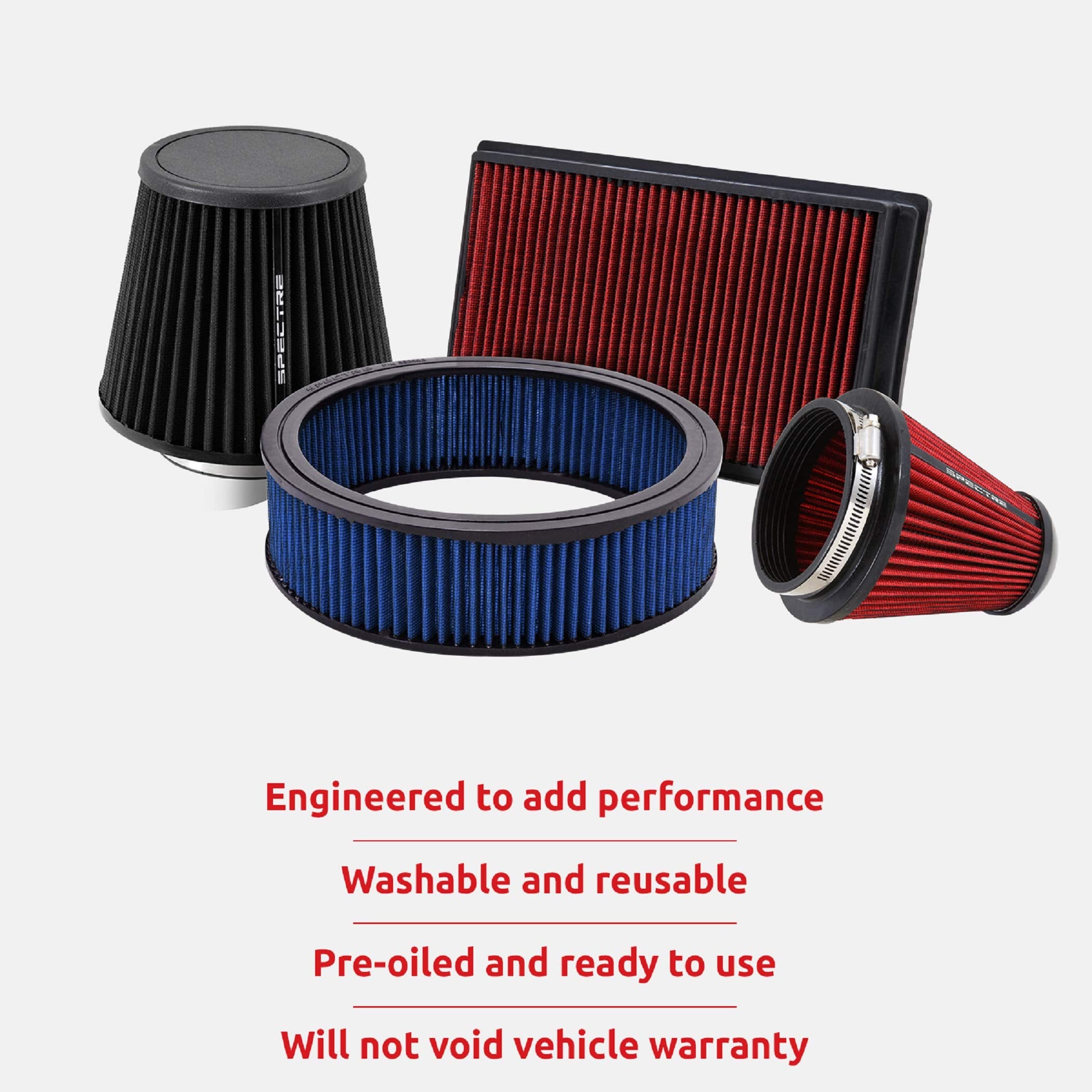 Spectre Engine Air Filter: High Performance, Premium, Washable, Replacement Filter: Fits 2006-2017 Toyota/Lexus (Camry, Venza, E