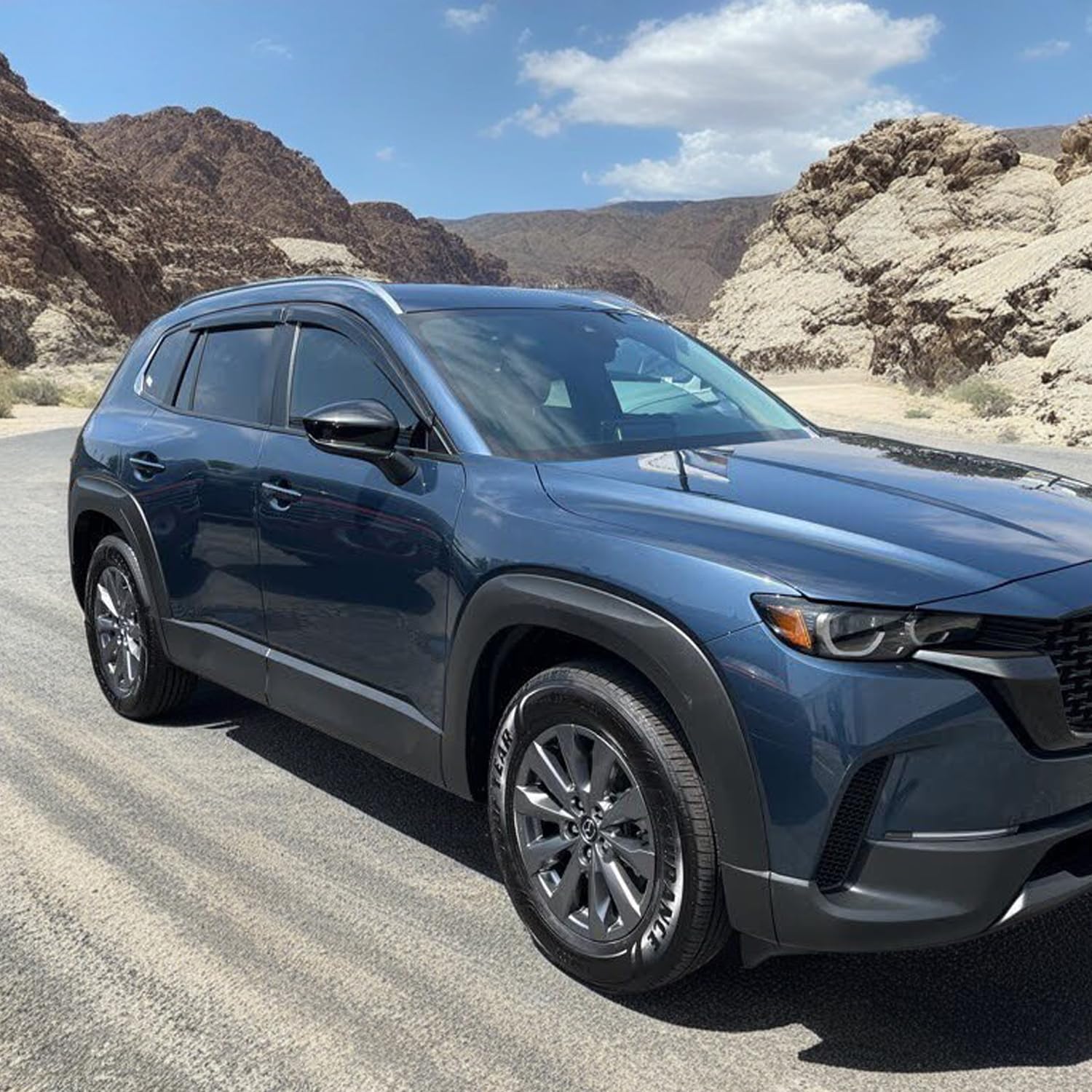 Side Car Window Visors Wind Deflectors Compatible With Mazda Cx-50 2023-2024, Cx50 Window Vent Guard Shade Sun Rain Guards Suv A