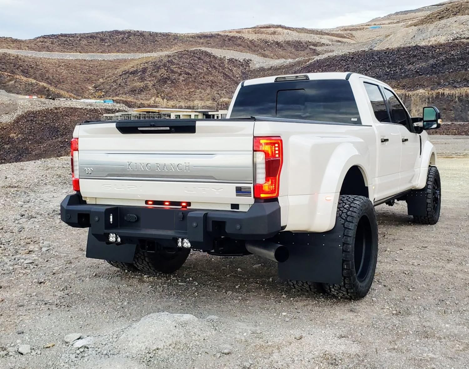 Ijdmtoy Smoke Lens W/Chrome Reflector Full Led High Mount Third Brake Lamp W/ F1 Strobe Flash Feature Compatible With Ford 2015-