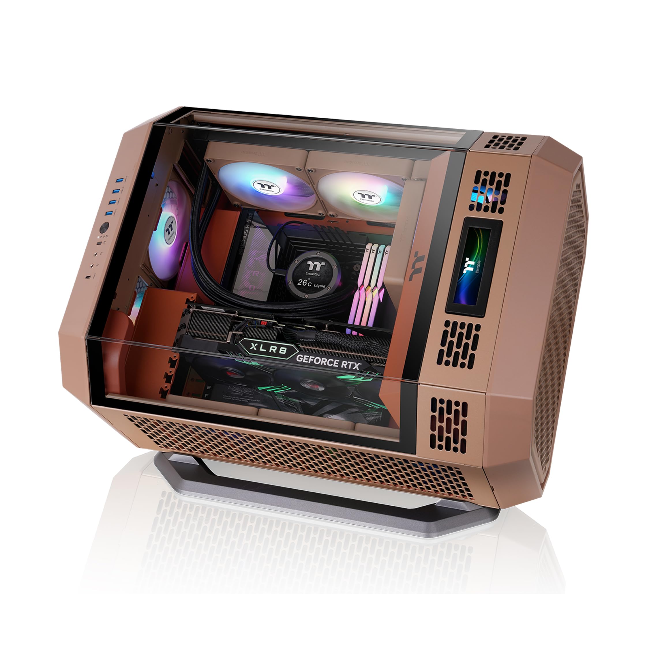 Thermaltake Tower 600 Series Horizontal Display Chassis Support Stand; Gavel Sand; Ac-076-Onlnan-A1