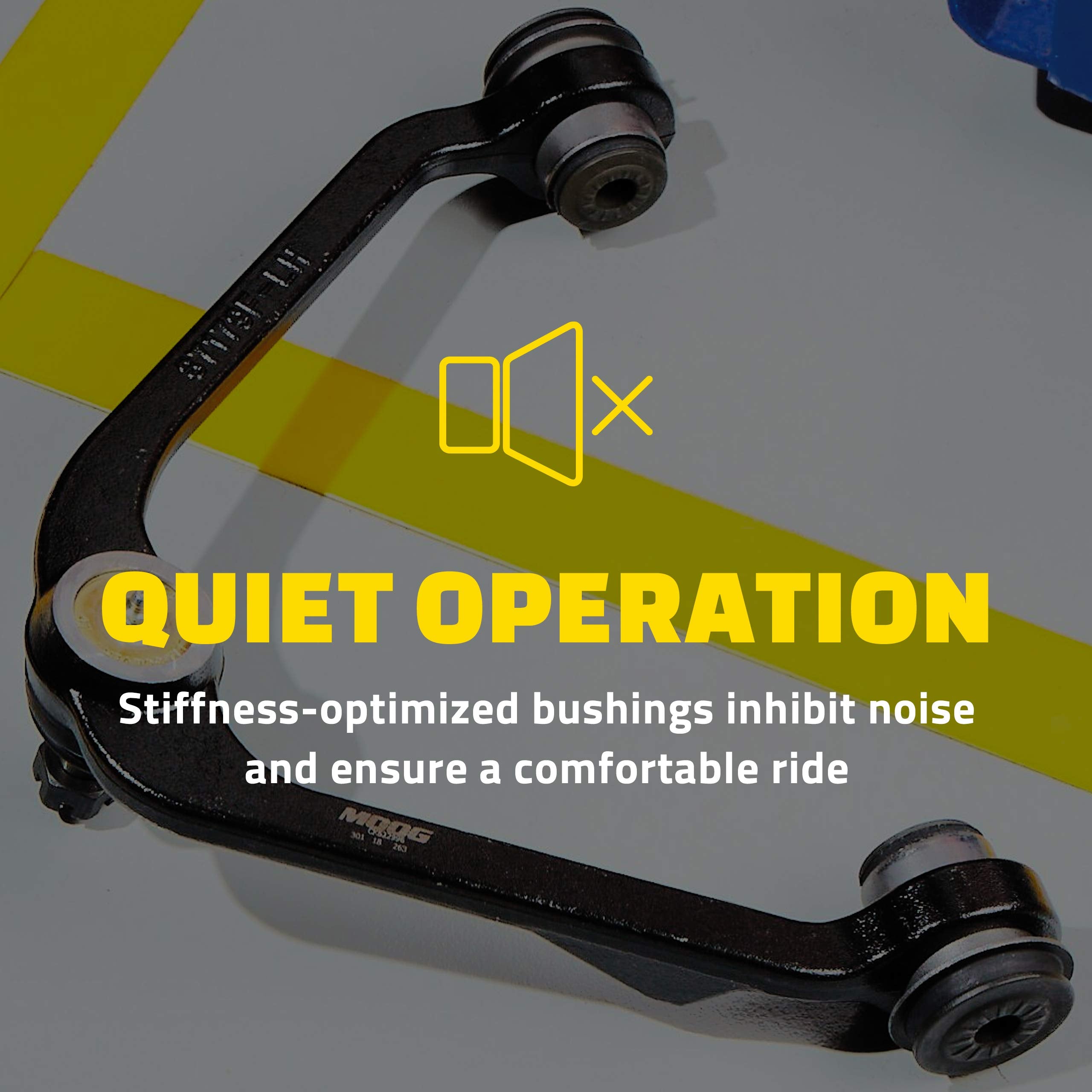 Moog Ck7424 Front Upper Suspension Control Arm And Ball Joint Assembly For Dodge Ram 1500