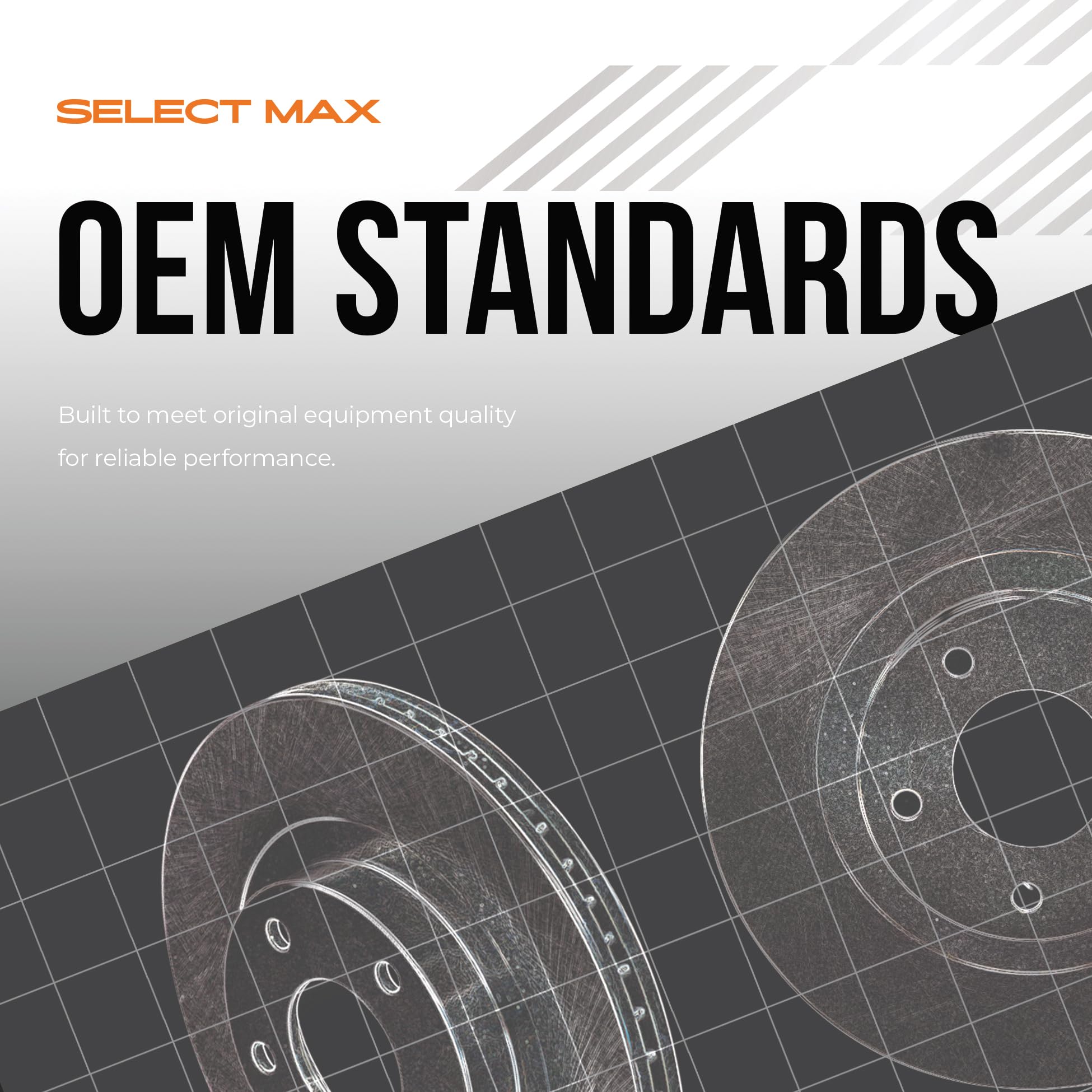 Max Advanced Brakes Front Brake Rotors Compatible With 2012 2013 2014 2015 2016 2017 2018 Toyota Yaris Rear Disc Replacement Oe