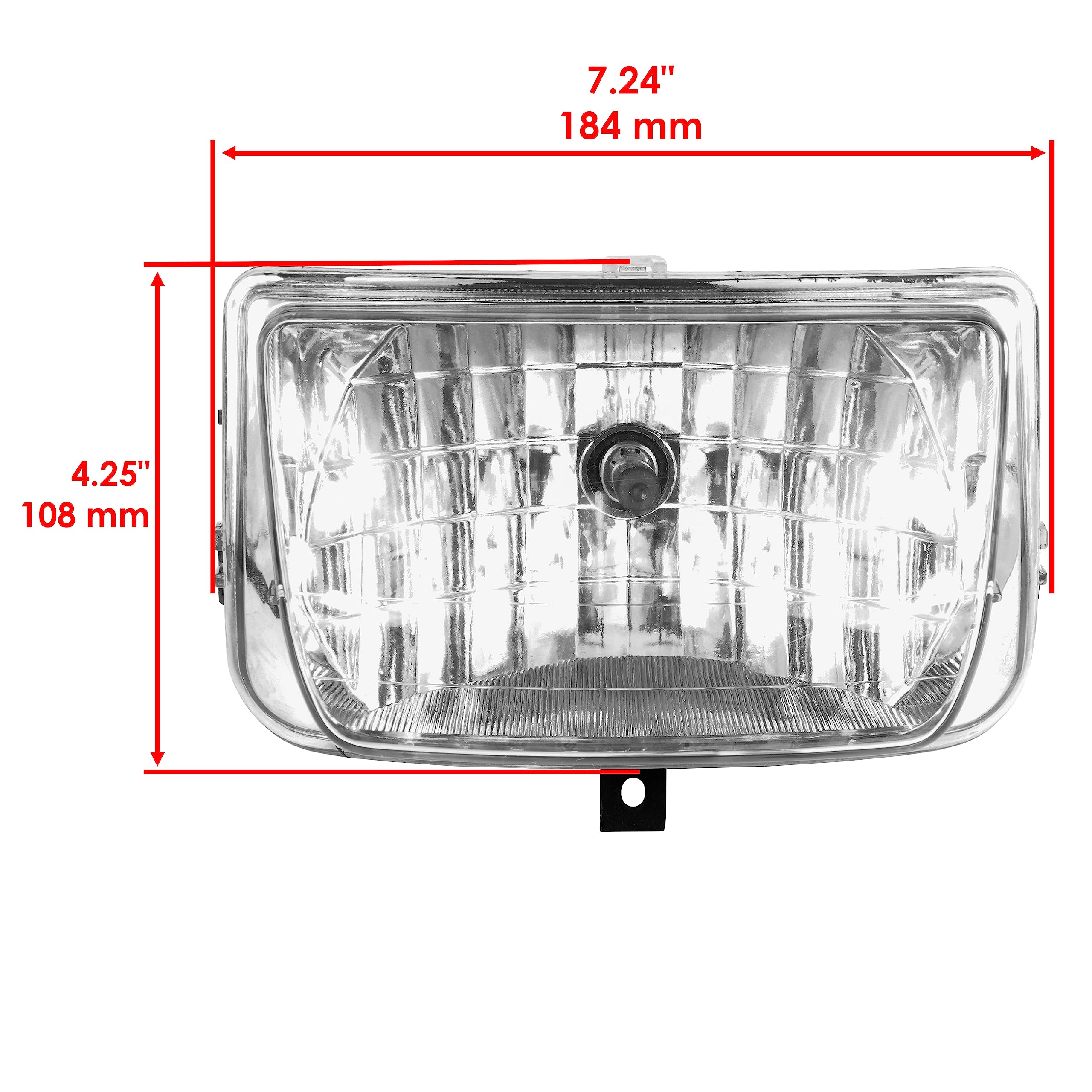 Caltric Headlight Assembly With Bulb Compatible With Honda Trx500Fga Foreman Rubicon 500 4X4 2005 2006 2007 2008