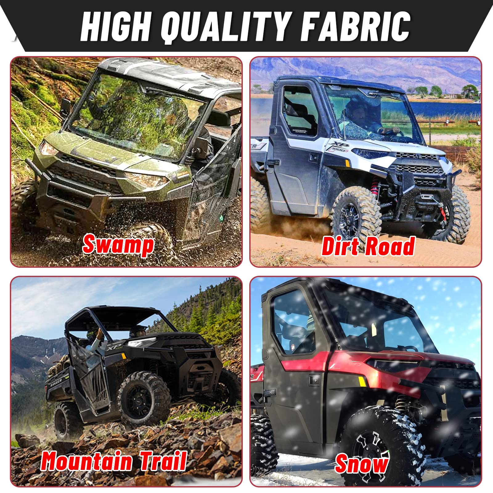 Starknightmt Ranger Seat Cover, Ranger Xp 1000 Accessories Compatible With Polaris Ranger 1000/ Xp 1000/Crew Xp 1000 2018 2019 2
