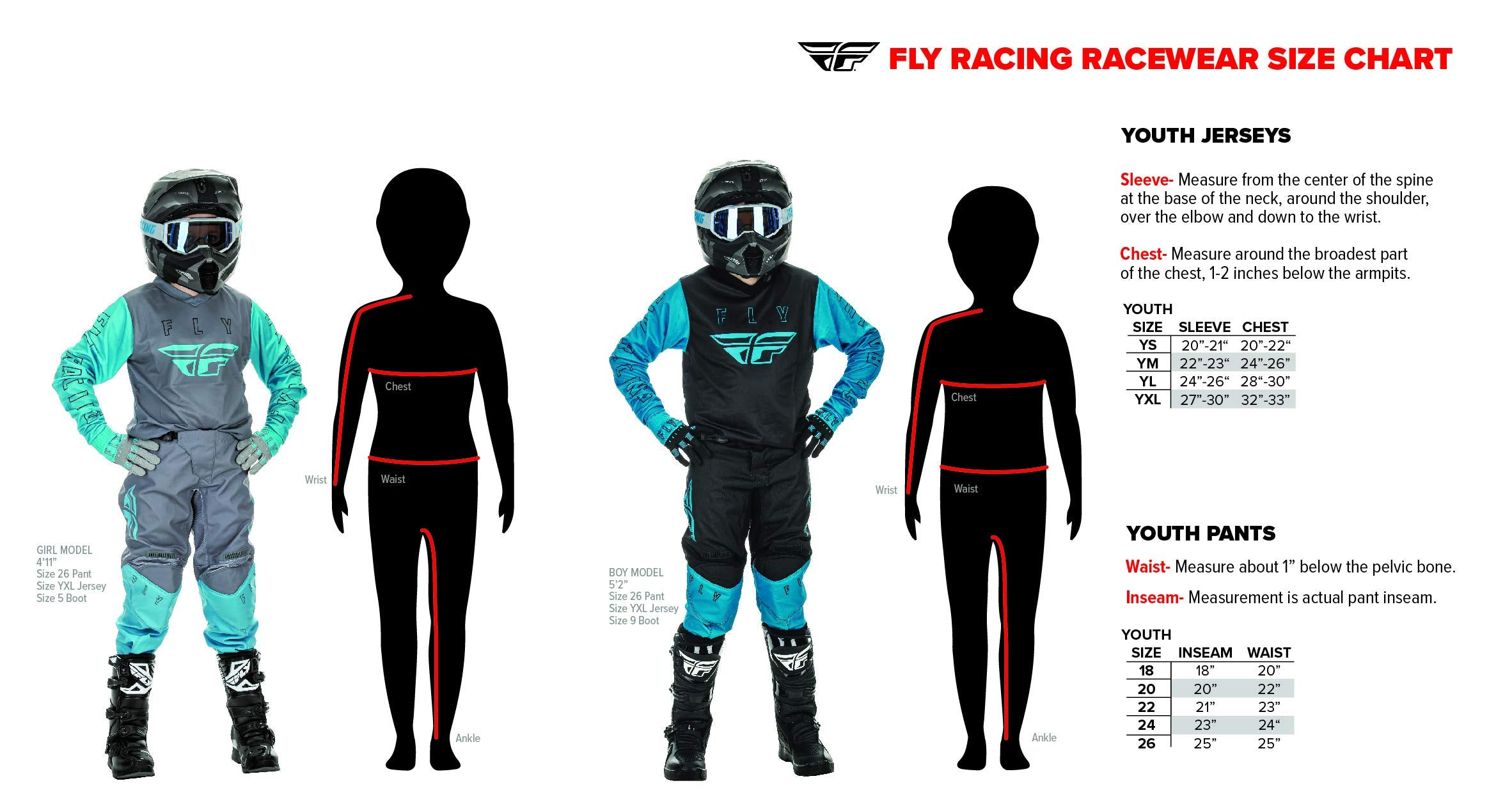 Fly Racing Youth F-16 Pants (Blue/Grey/Black, Youth Us 22)