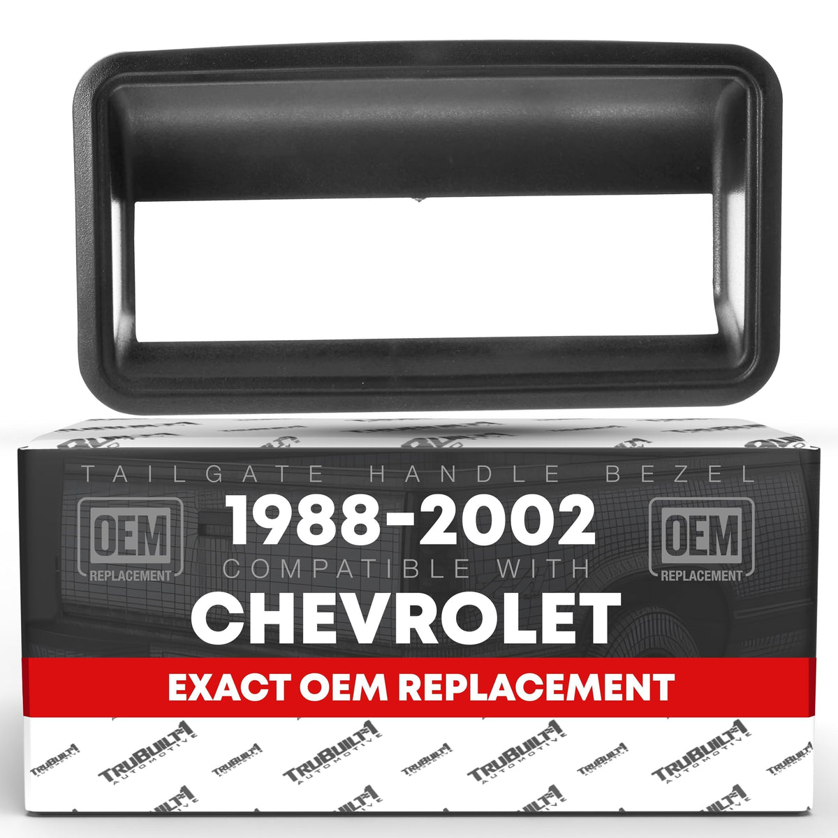 T1A Tailgate Bezel - Compatible With 1988-1999 Chevrolet C1500, K1500, C2500, C3500, K2500, K3500, 91-02; 88-99 Gmc C1500, K1500