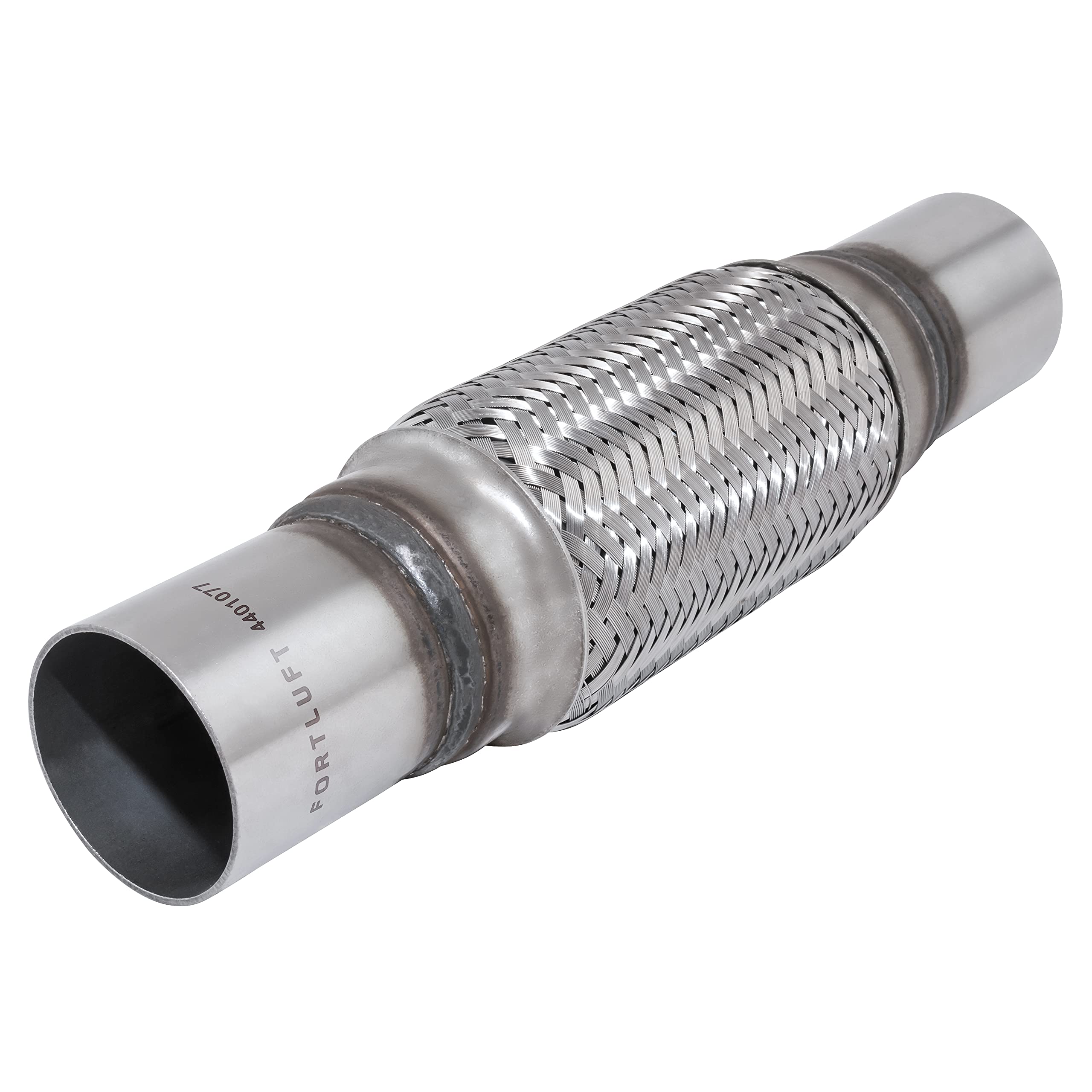 Fortluft Exhaust Flex Pipe (Exhaust Flex Connector With Extension Pipes, 1.75''X6.00''X10.00''/45X152X254Mm)