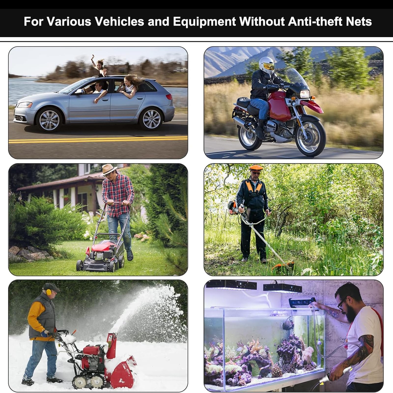 9.8Ft Siphon Pump for Gasoline, Multifunction Liquid Sucker Pump Comes With Flow Valve and Fixing Buckle, for Gas Gasoline Petro