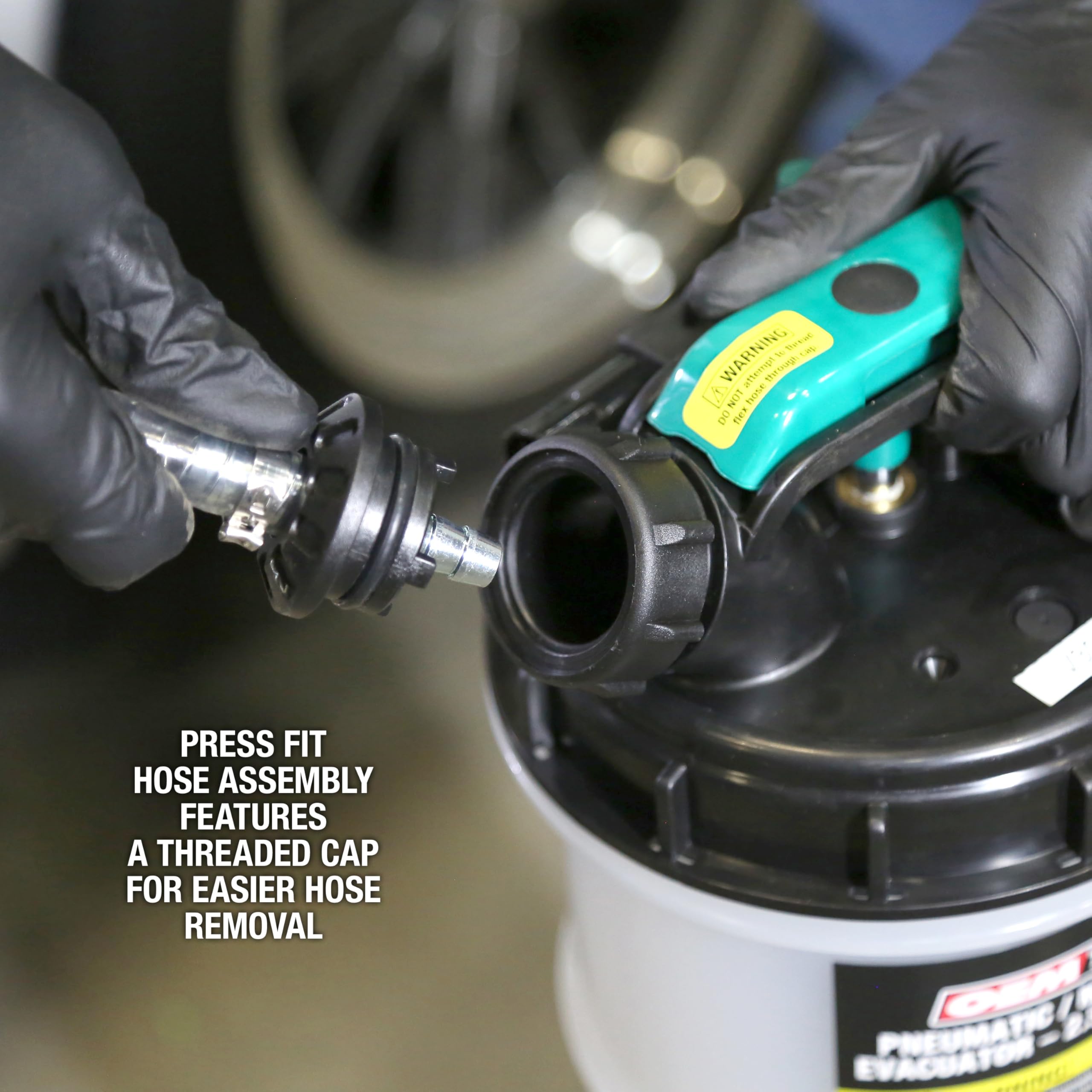 OEMTOOLS 24397 10 Quarts (2.5 Gallons) Manual Fluid Extractor, Oil Extractor Pump, Transmission Fluid Pump, Oversized Handle Manual Oil Pump Extractor