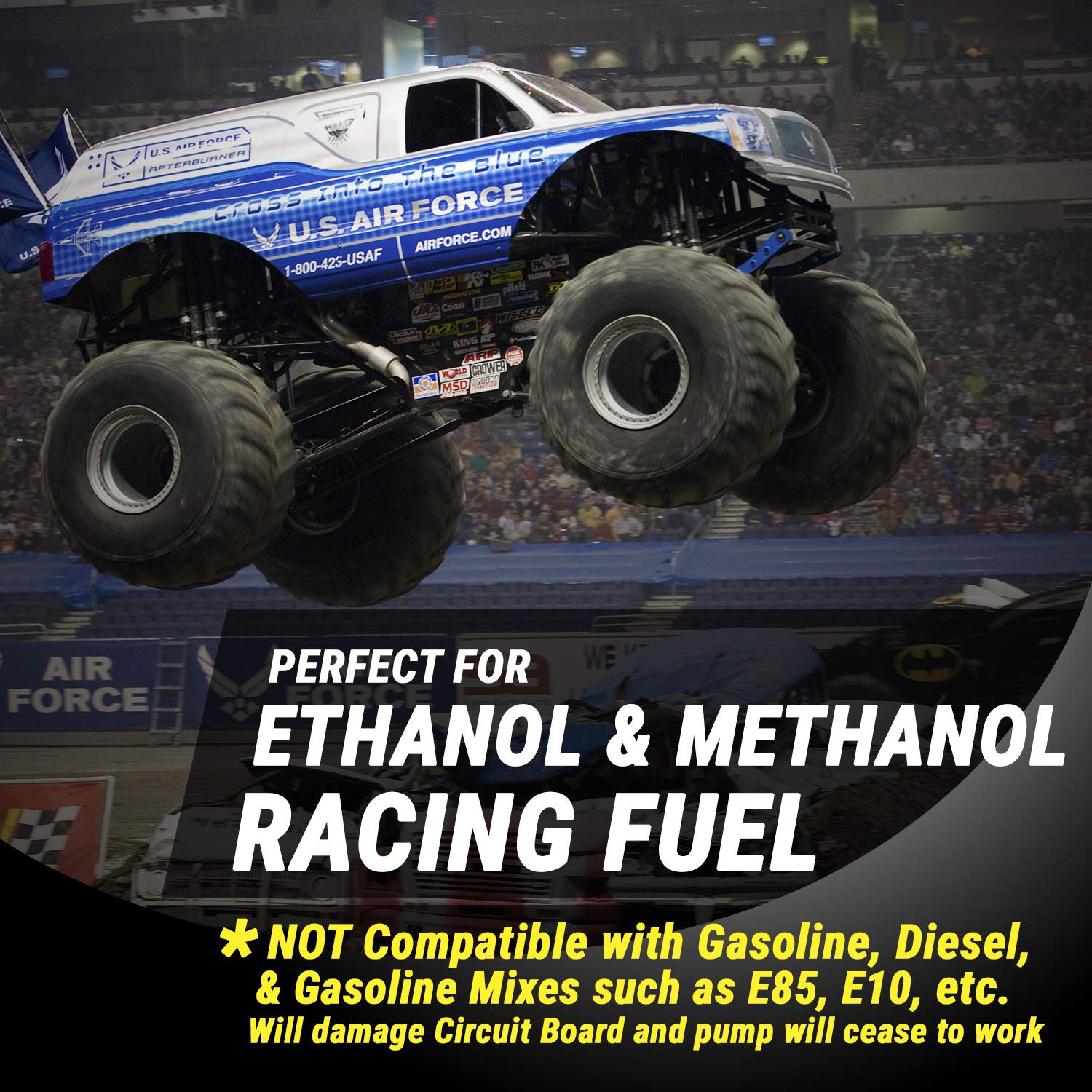 Tera Pump Fuel Transfer Pump W/Quick Flow Control Nozzle & Telescopic Tube [Chemical Resistant] - 3X Powerful D Battery Powered,