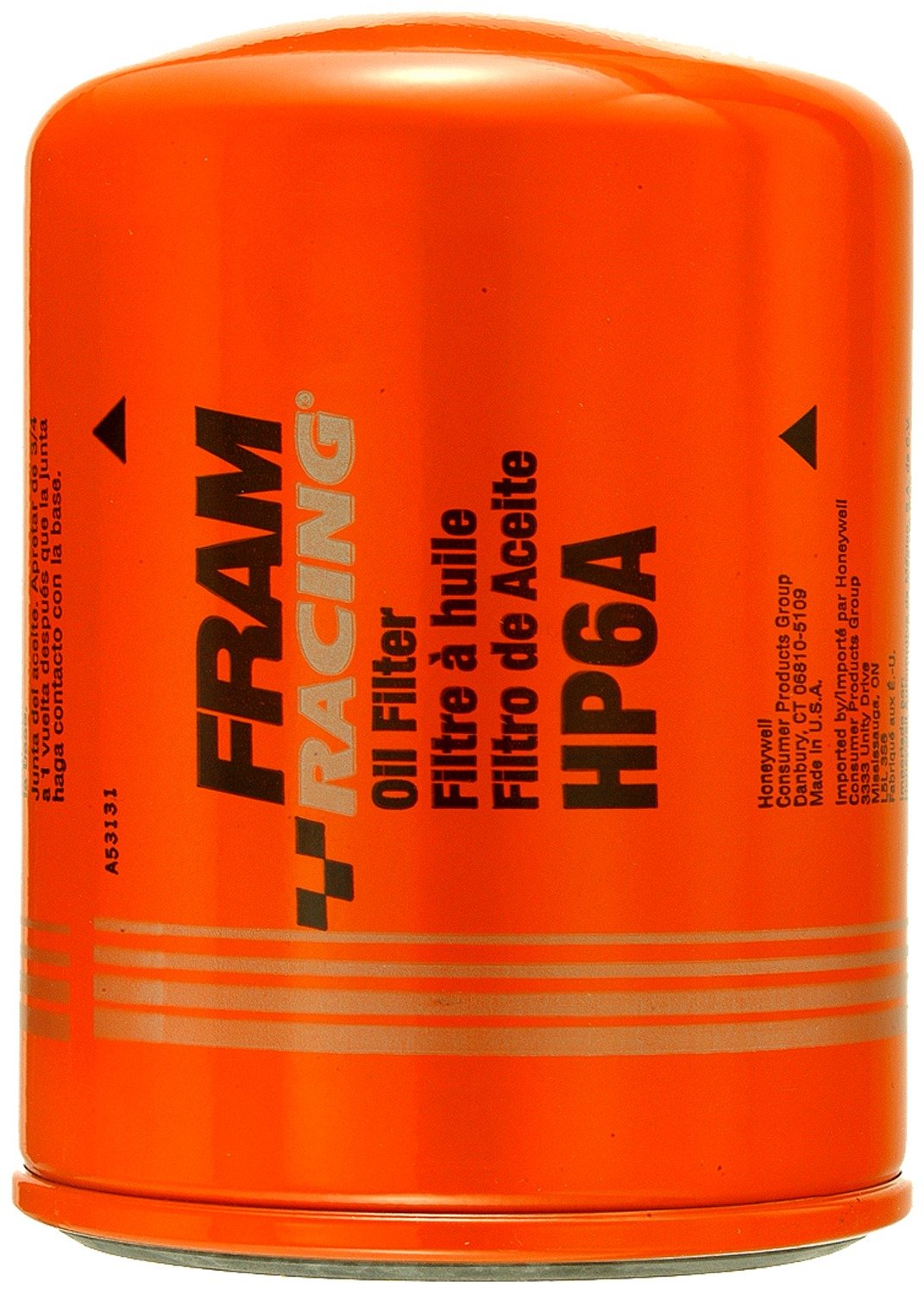 FRAM Racing HP6A High Performance Spin-On Oil Filter for Select Vehicle Models