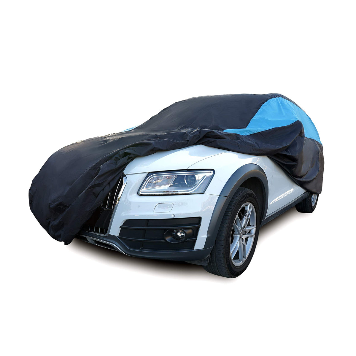 Mornyray Waterproof Car Cover All Weather Snowproof Uv Protection Windproof Outdoor Full Suv Car Cover, Universal Fit For Suv (F