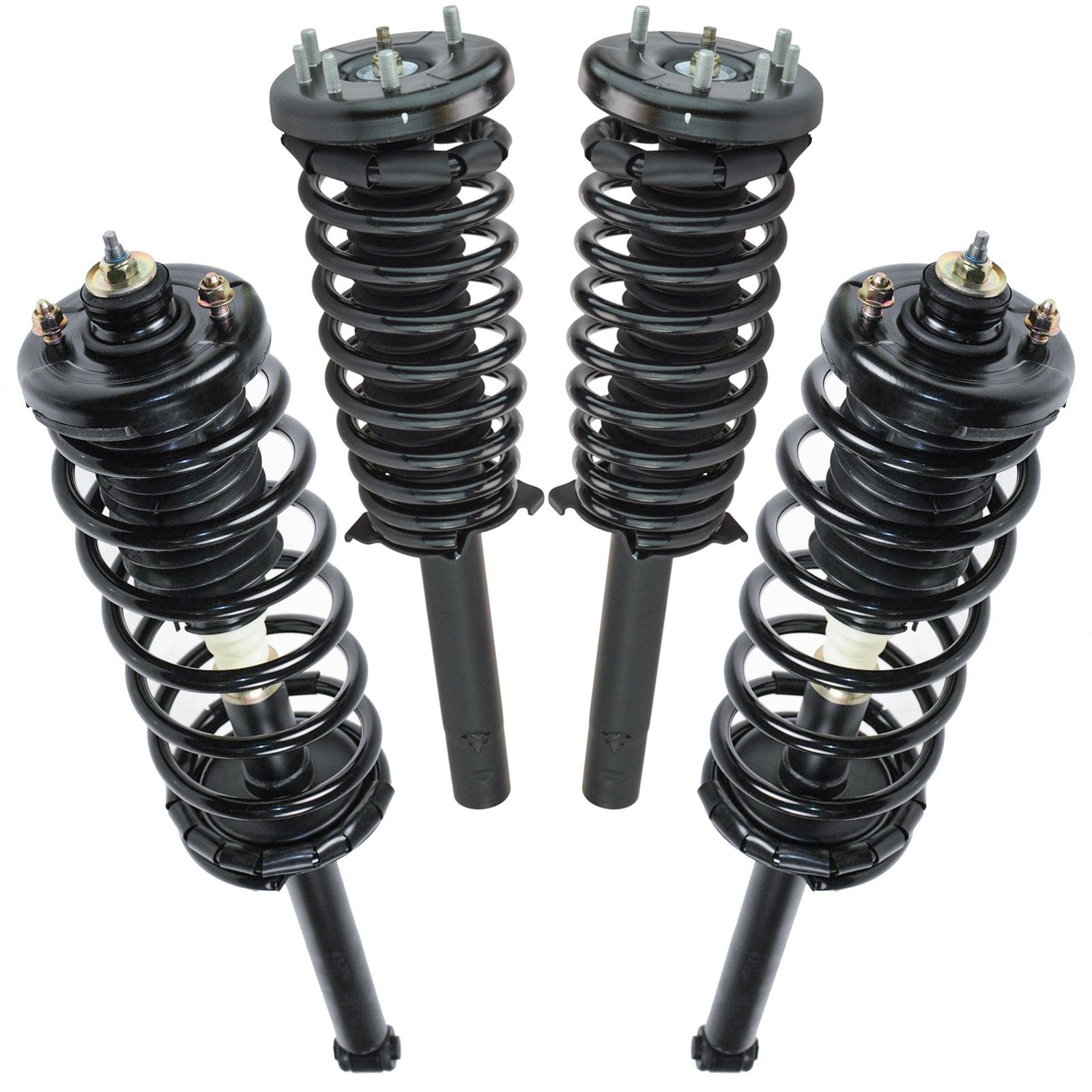 Trq Front And Rear Strut & Coil Spring Assembly Set Driver & Passenger Sides Compatible With 98-02 Honda Accord