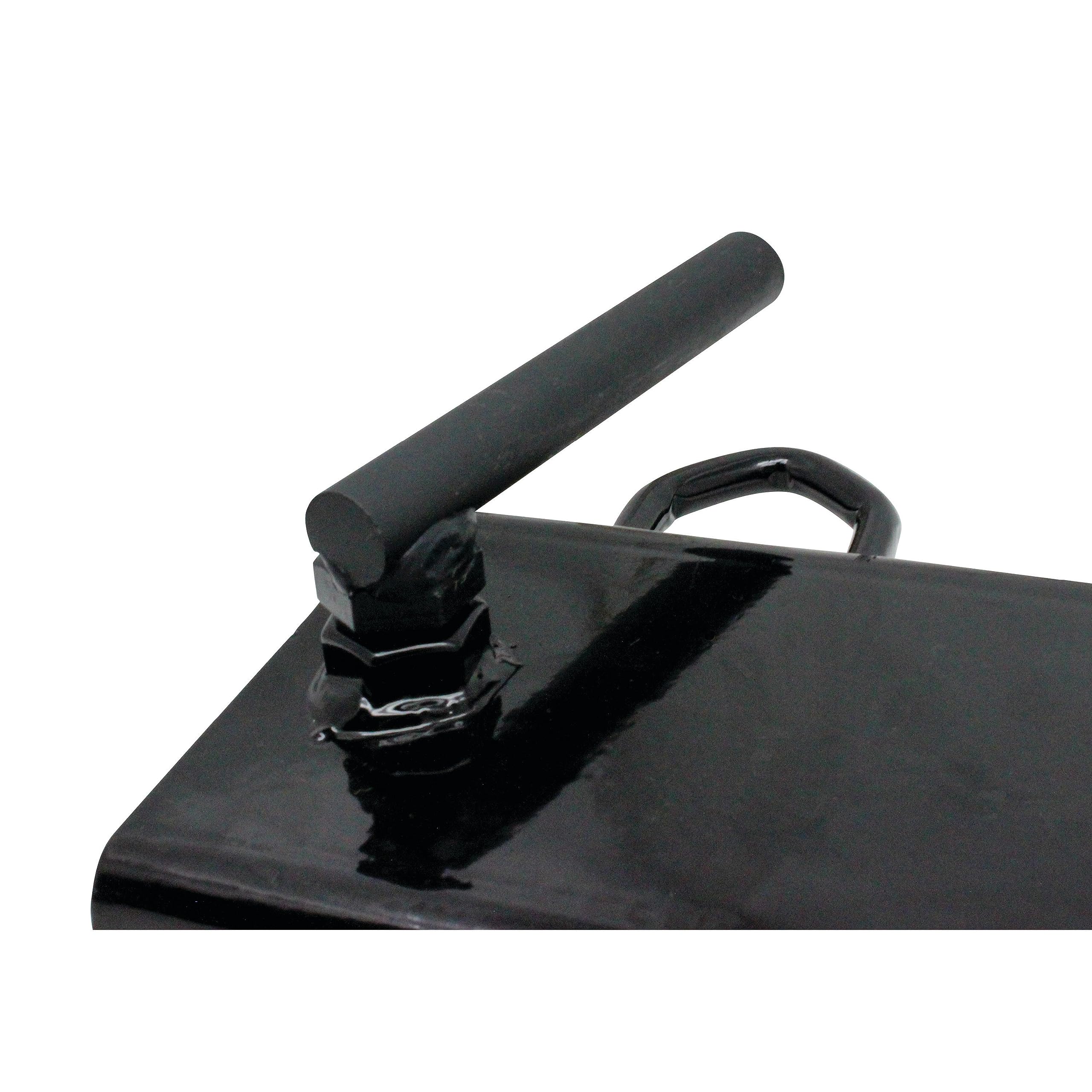 Extreme Max 5001.1389 Clamp-On Forklift Hitch 2'' Receiver With Tri-Ball Hitch And Tow Hook