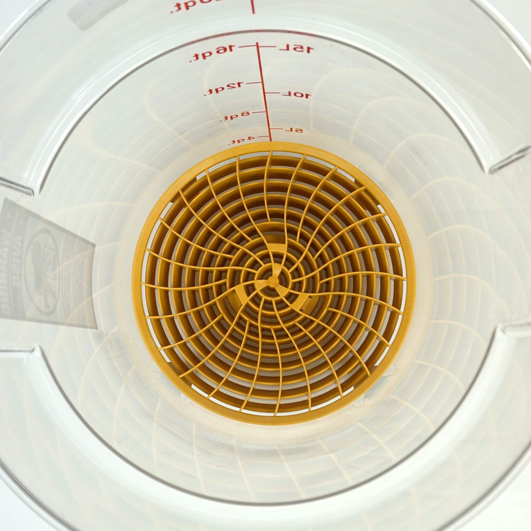 Detail Guardz The Dirt Lock Car Wash Bucket Insert (Gold)