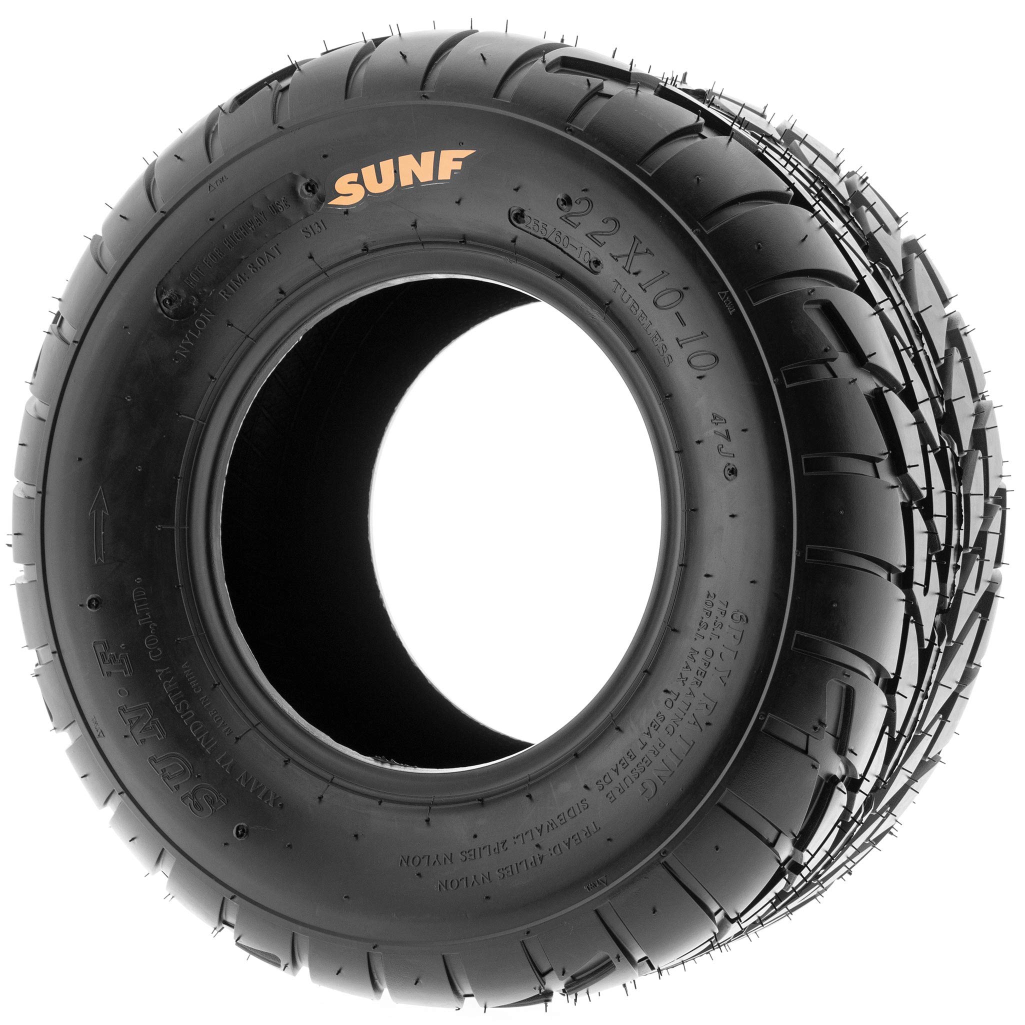 SunF A021 TT Sport ATV UTV Dirt Track & Flat Track Tire 225/45-9 (18x9-9), 6 PR, Tubeless
