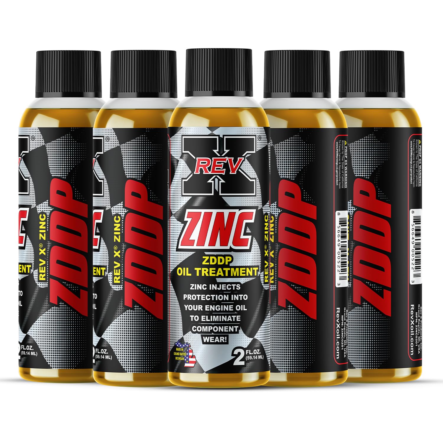 REV X ZDDP Oil Additive - Zinc & Phosphorus (5 Pack)