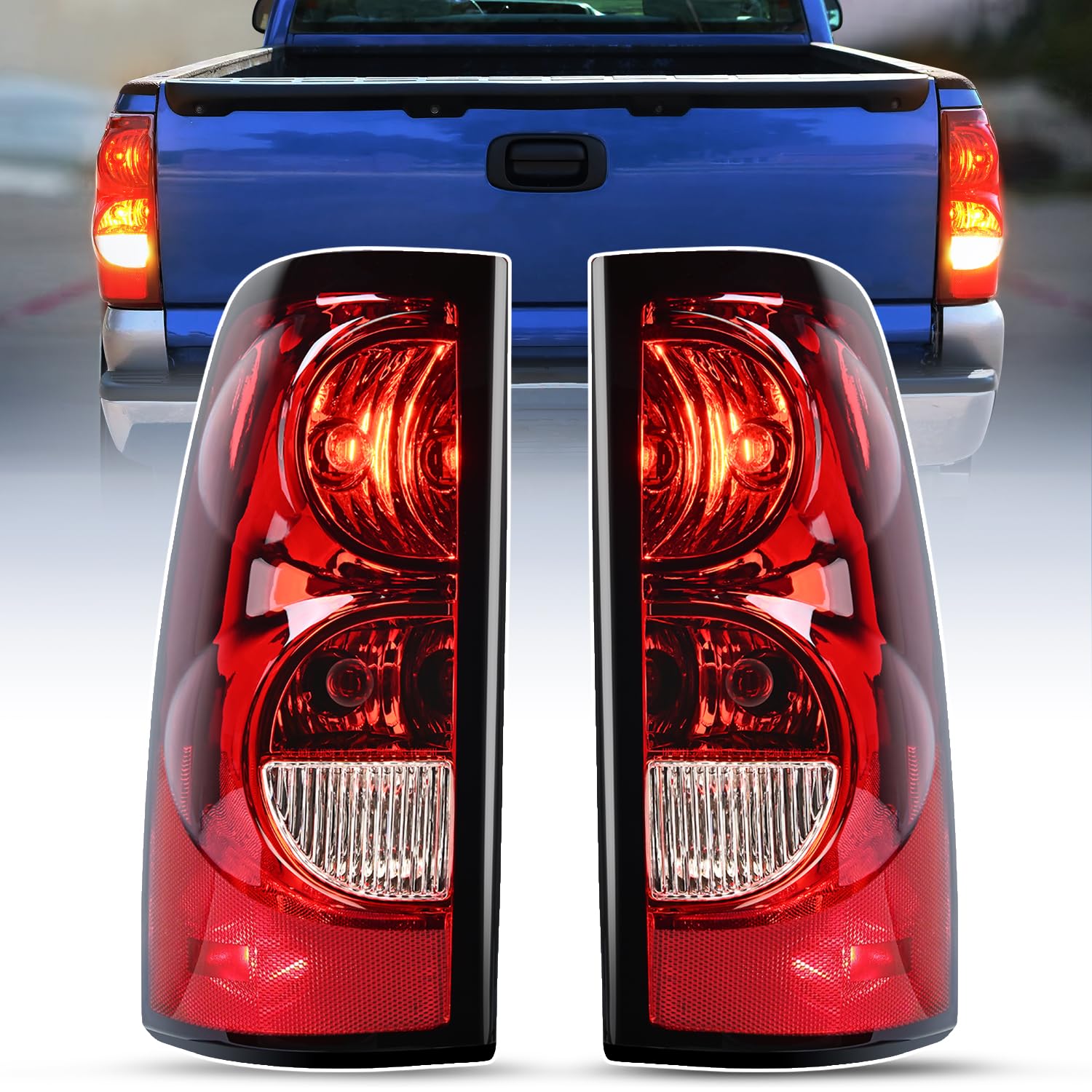 Nilight Taillight Assembly For 2003 2004 2005 2006 Chevy Silverado 1500 1500Hd 2500 2500Hd 3500 2007 Chevy Silverado 1500 2500 3
