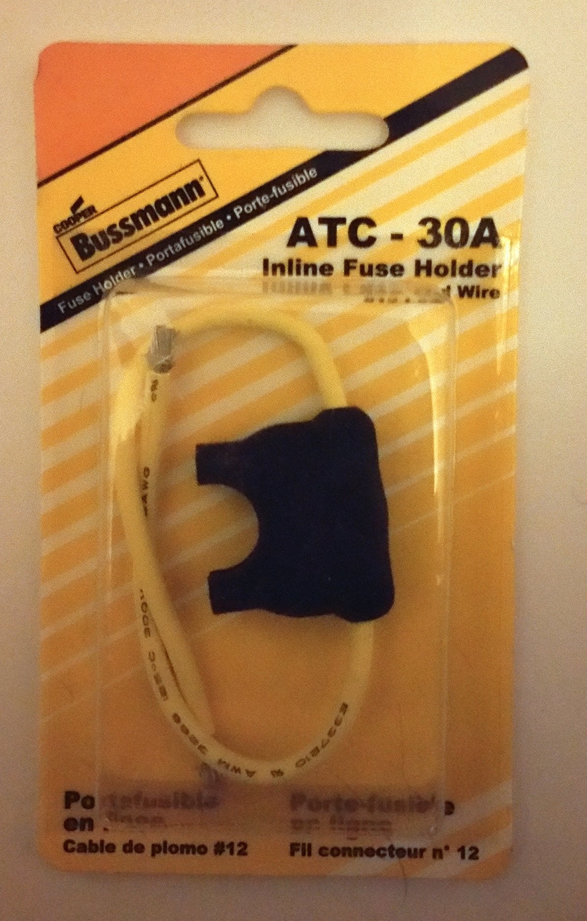 Buss In-Line Fuse Holder For Atc Fuses 24 A, 30 A 32 V