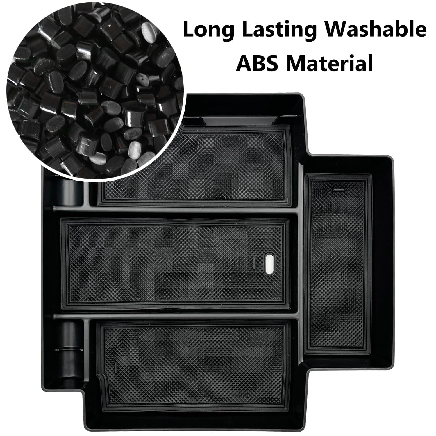 EVTIME Console Console Organizer Storage Tray Accessories fits for 2024 2023 2022 2021 GMC Yukon Chevy Tahoe Suburban Only Fit f