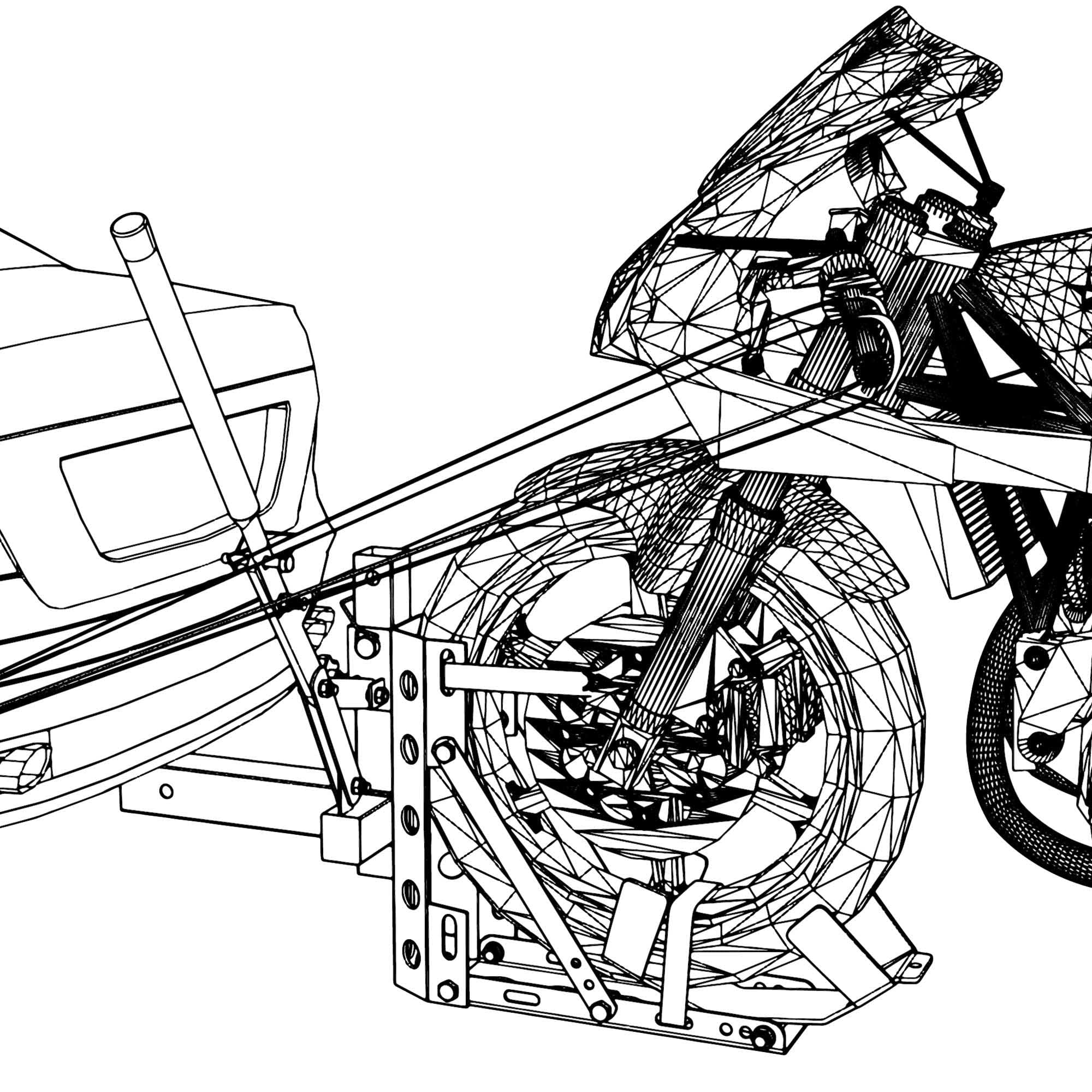 Yescom 800Lb Motorcycle Trailer Hitch 2' Tow Receiver Scooter Carrier Steel Hauler Hitch Mount Rack