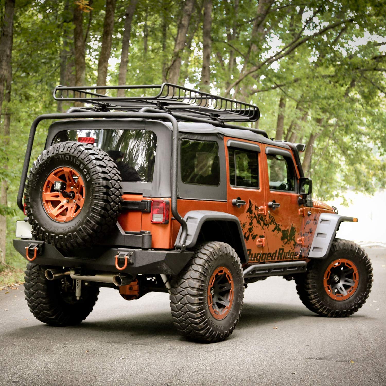 Rugged Ridge | Hurricane Flat Fender Flare Kit | 11640.10 | Fits 2007-2018 Jeep Wrangler Jk