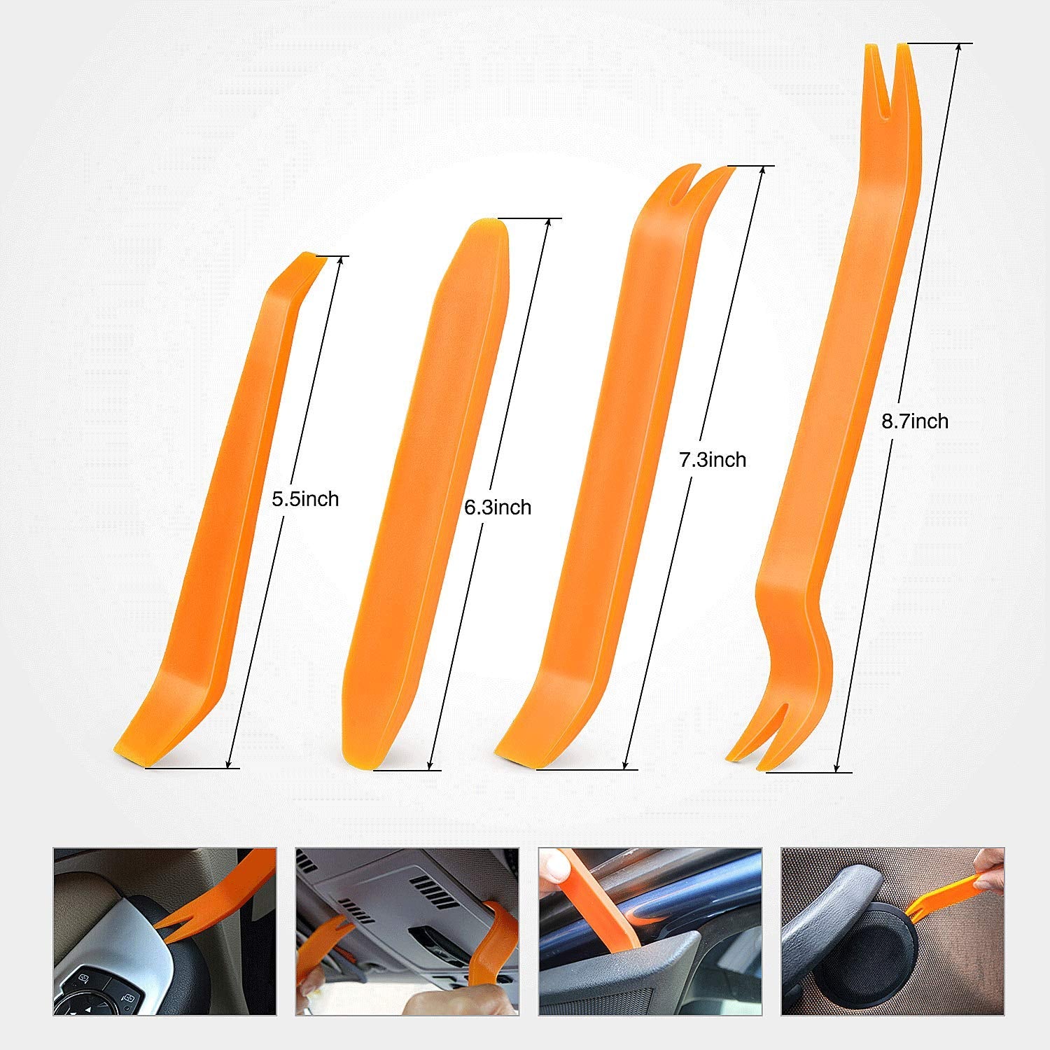 Nilight 415 Pcs Car Retainer Clips & Fastener Remover - 18 Most Popular Sizes Auto Push Pin Rivets Set -Door Trim Panel Clips Co