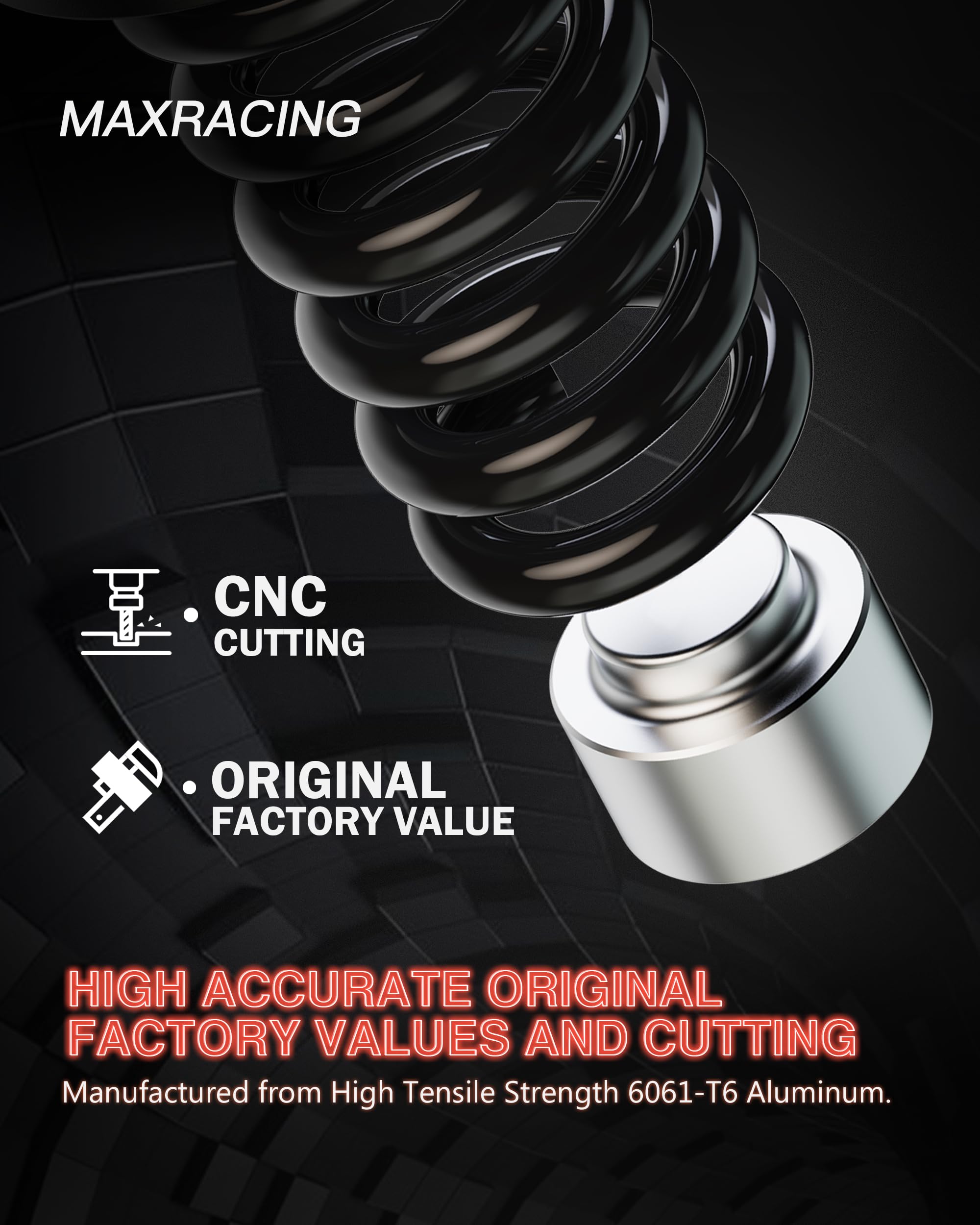 Maxracing 1.5'' Front + 1.5'' Rear Leveling Lift Kit Compatible With 2007-2020 Chevy Suburban 1500 | 2007-2013 Chevy Avalanche 1