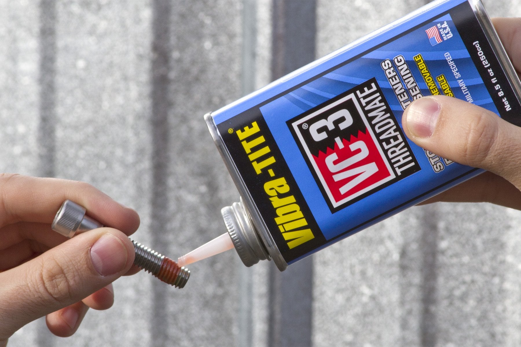 Vibra-Tite 213 Red Vc-3 Original Threadmate, 250Ml Can