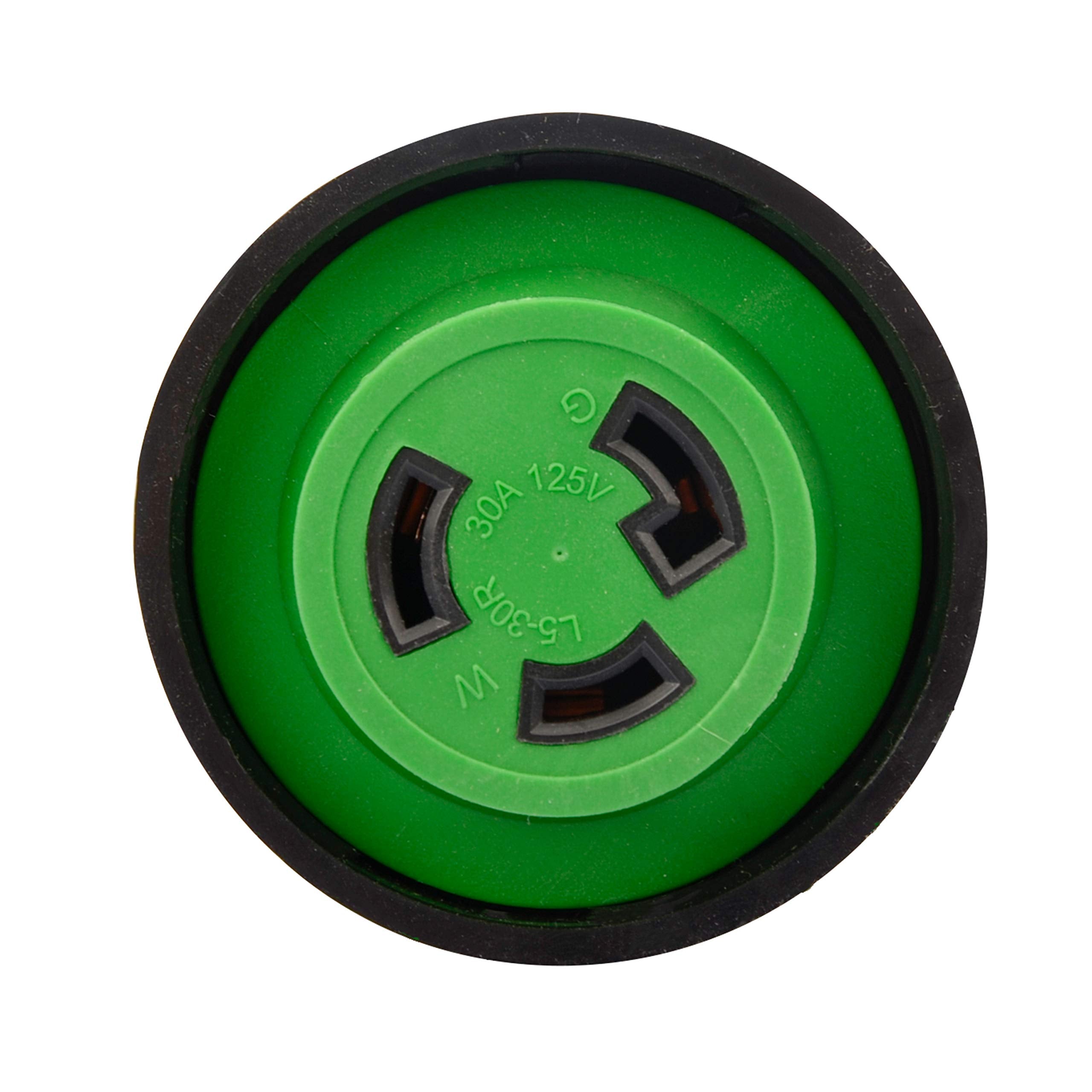 Rvguard 30 Amp To 30 Amp Rv Adapter With Locking Connector, Tt-30P Male To L5-30R Female Plug