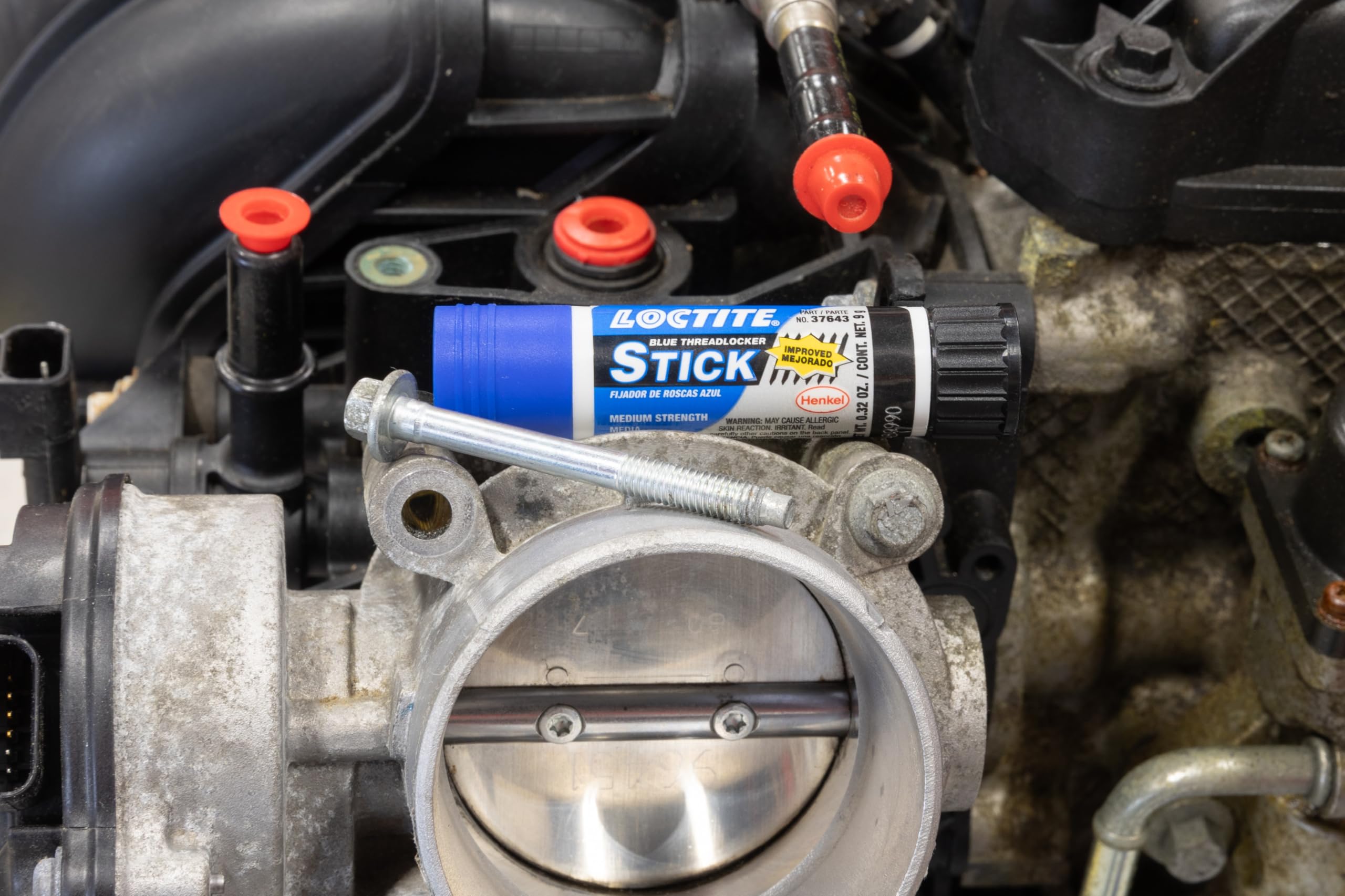 Loctite 248 Automotive Threadlocker Wax Glue Stick Blue - Medium Strength Thread Lock, All Purpose, No Drip, Works On All Metals