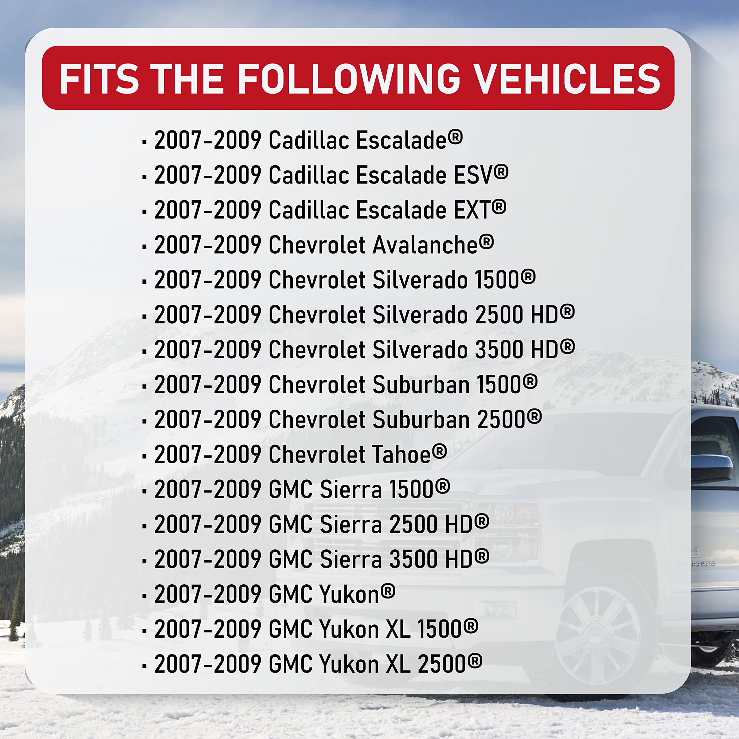 Door Latch Lock Actuator - Front Left Driver Side - Replaces 15880052, 207838846, 931-303 - Compatible with Chevy, GMC, Cadillac