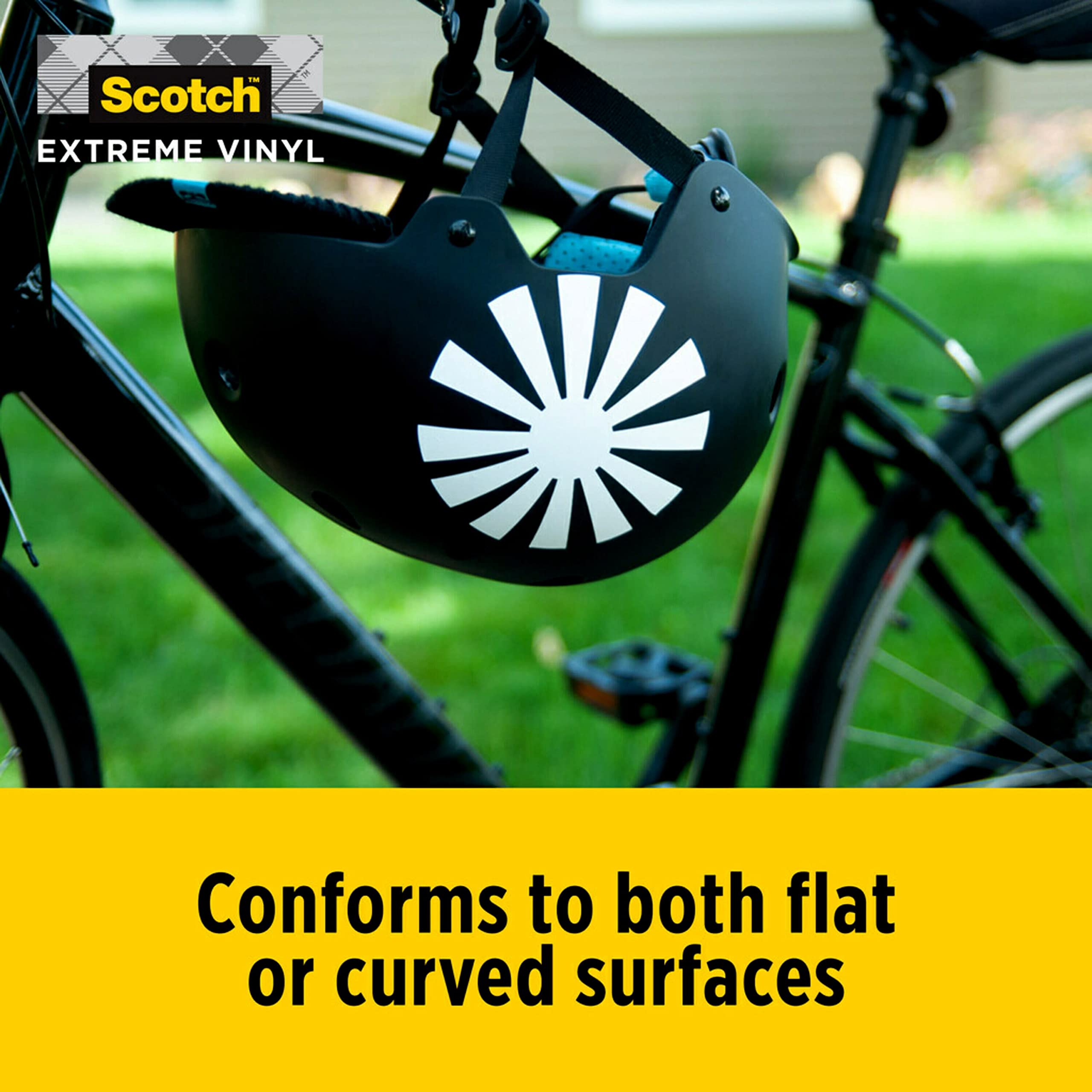 Scotch Extreme Premium Vinyl, 12 X 24 In, Perfect For Outdoor And Automotive Projects, Holds Securely Under The Toughest Conditi