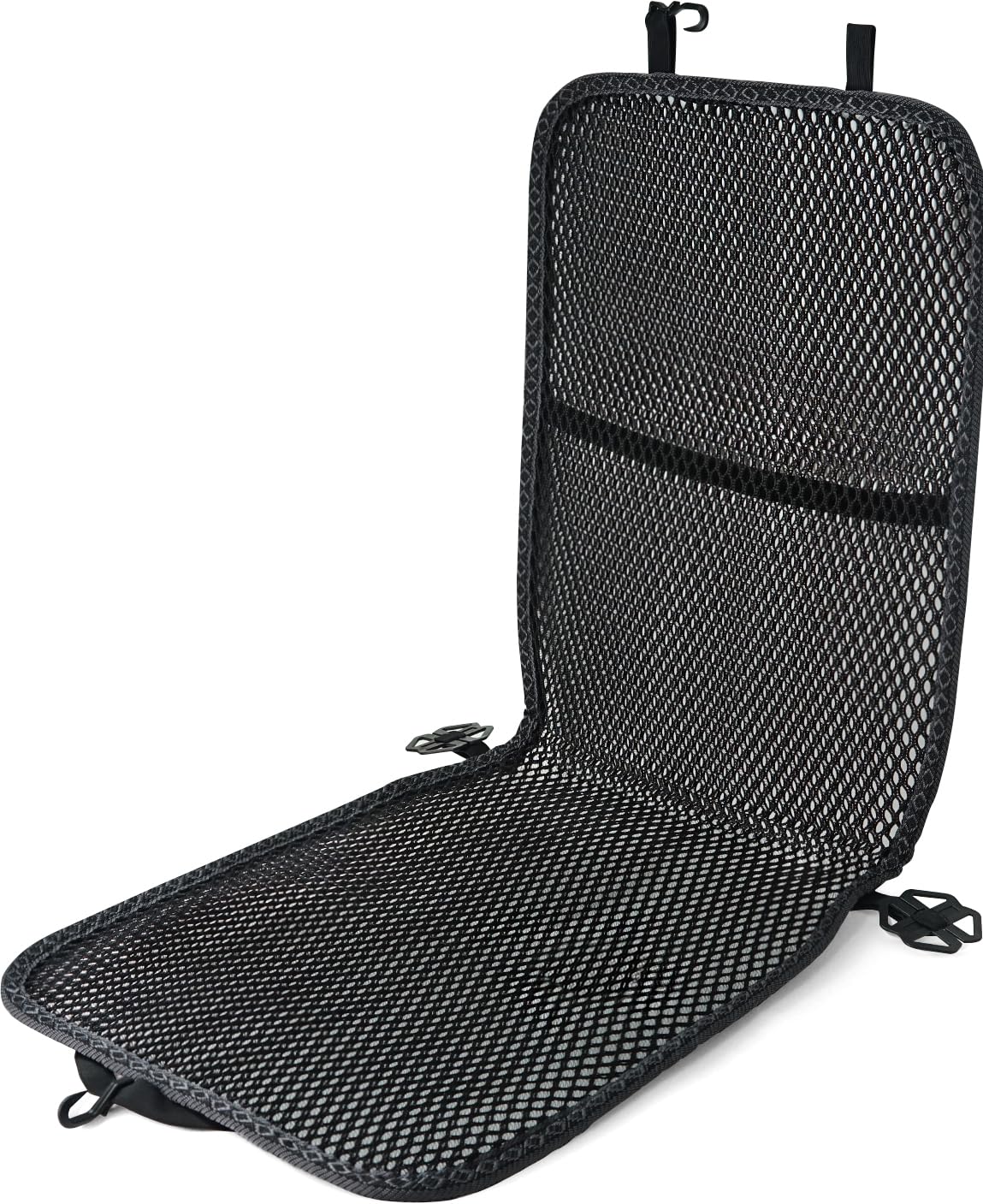 Carrotez Cool Double Breathable 3D Air Mesh Car Seat Cushion Pad, Cool Chair Seat, Car Seat Pads, Home Office Chair, Wheelchair, 41' X 15' - Black