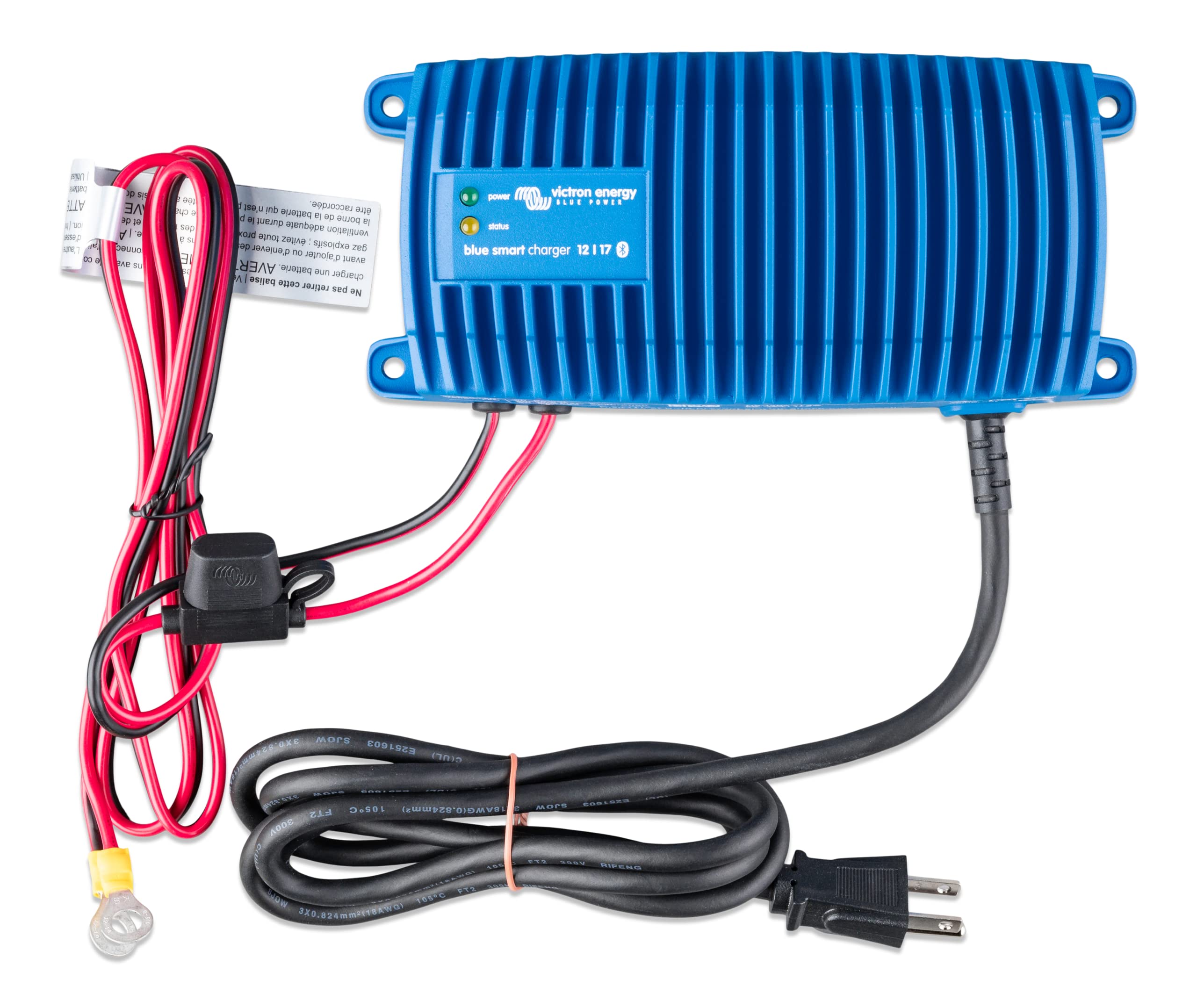 Victron Energy Blue Smart IP67 Smart Marine Battery Charger 12V 17A, Float & Trickle Charger and Desulfator for Boat, ATV, RV, L