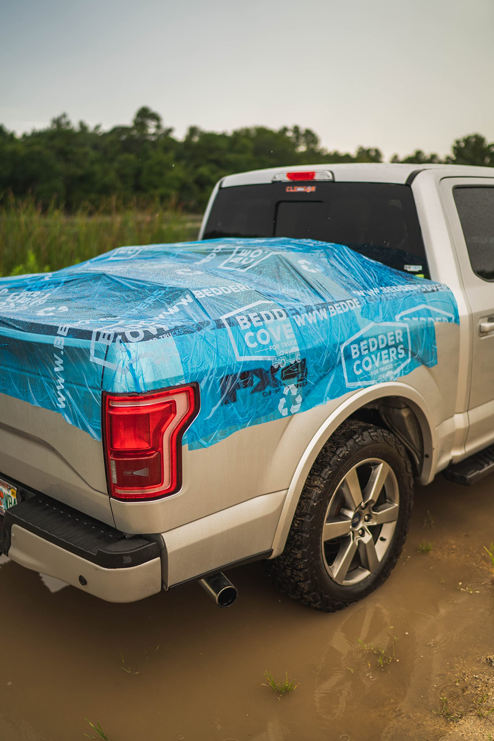 Bedder Covers Pickup Truck Bed Cover, self-Adhesive Waterproof wrap 3 ft x 40 ft, fits Any Truck with Any Load, Temporarily Cove