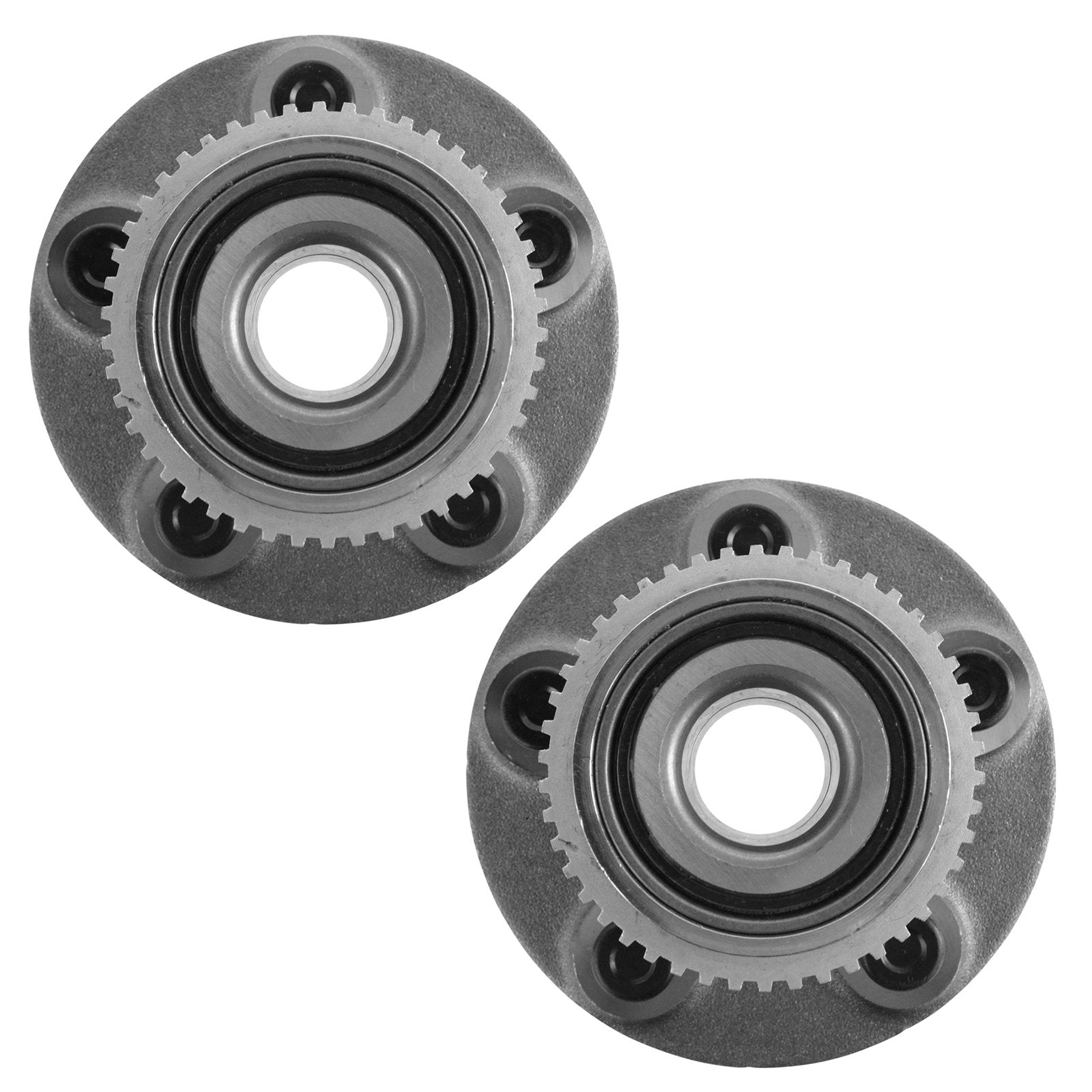 Trq Rear Wheel Hub Bearings Assembly Set Compatible With 2001-2002 Chrysler Pt Cruiser