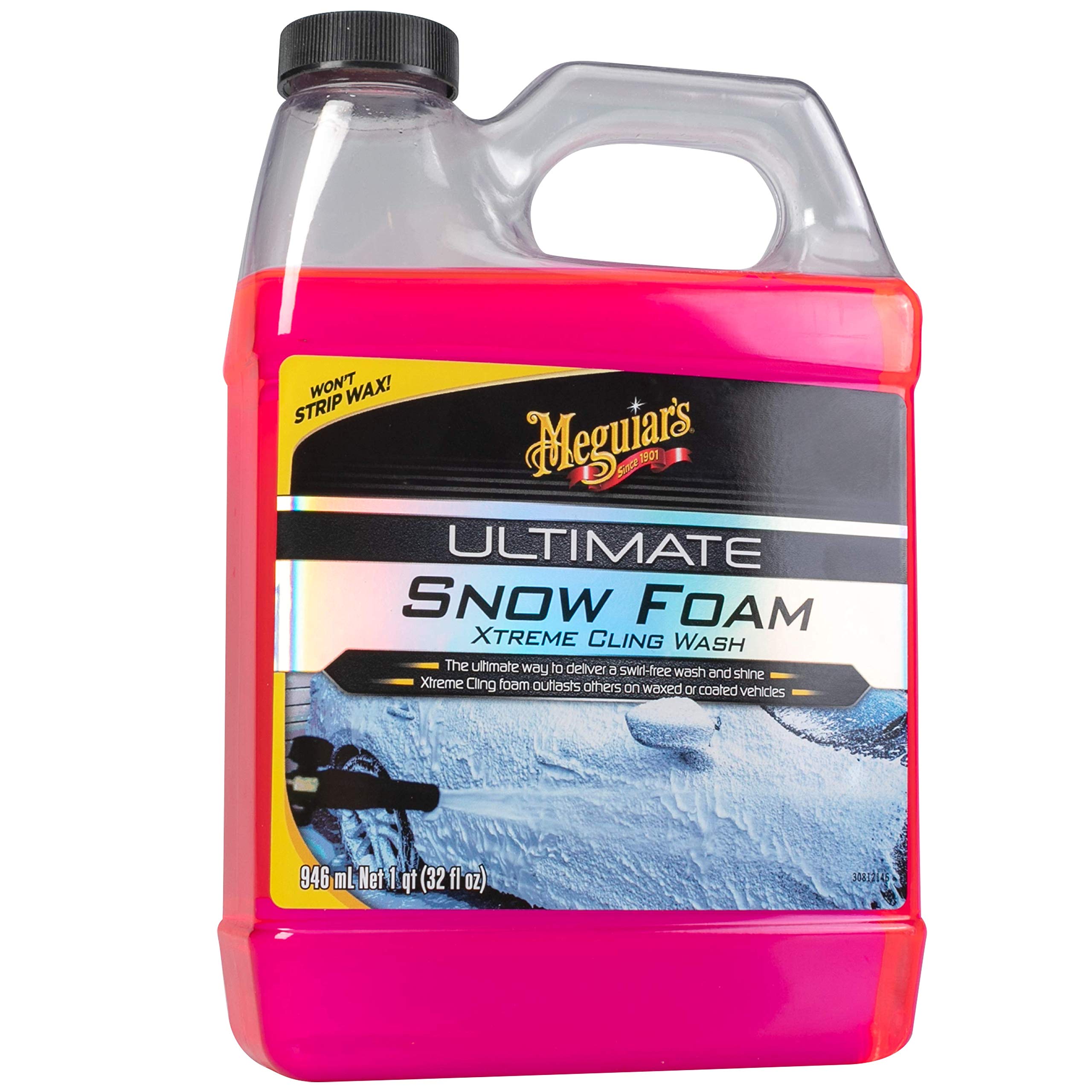 Meguiars Ultimate car Snow Foam Xtreme cling 946m Wax Safe