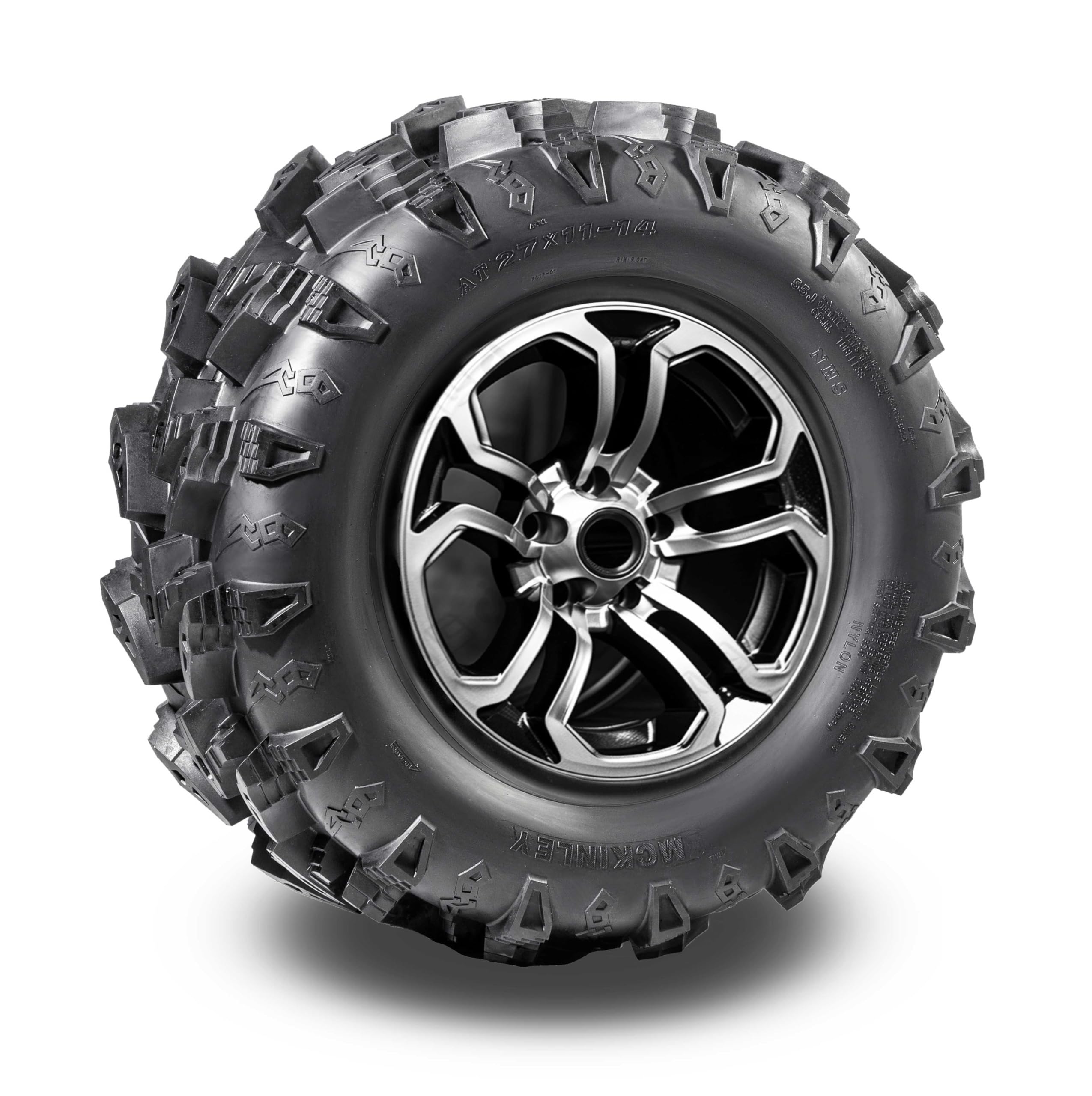 Mckinley Utv Atv Tires 27X11-14 6-Ply Super Mud 27X11X14 All Terrain X611, Set 2