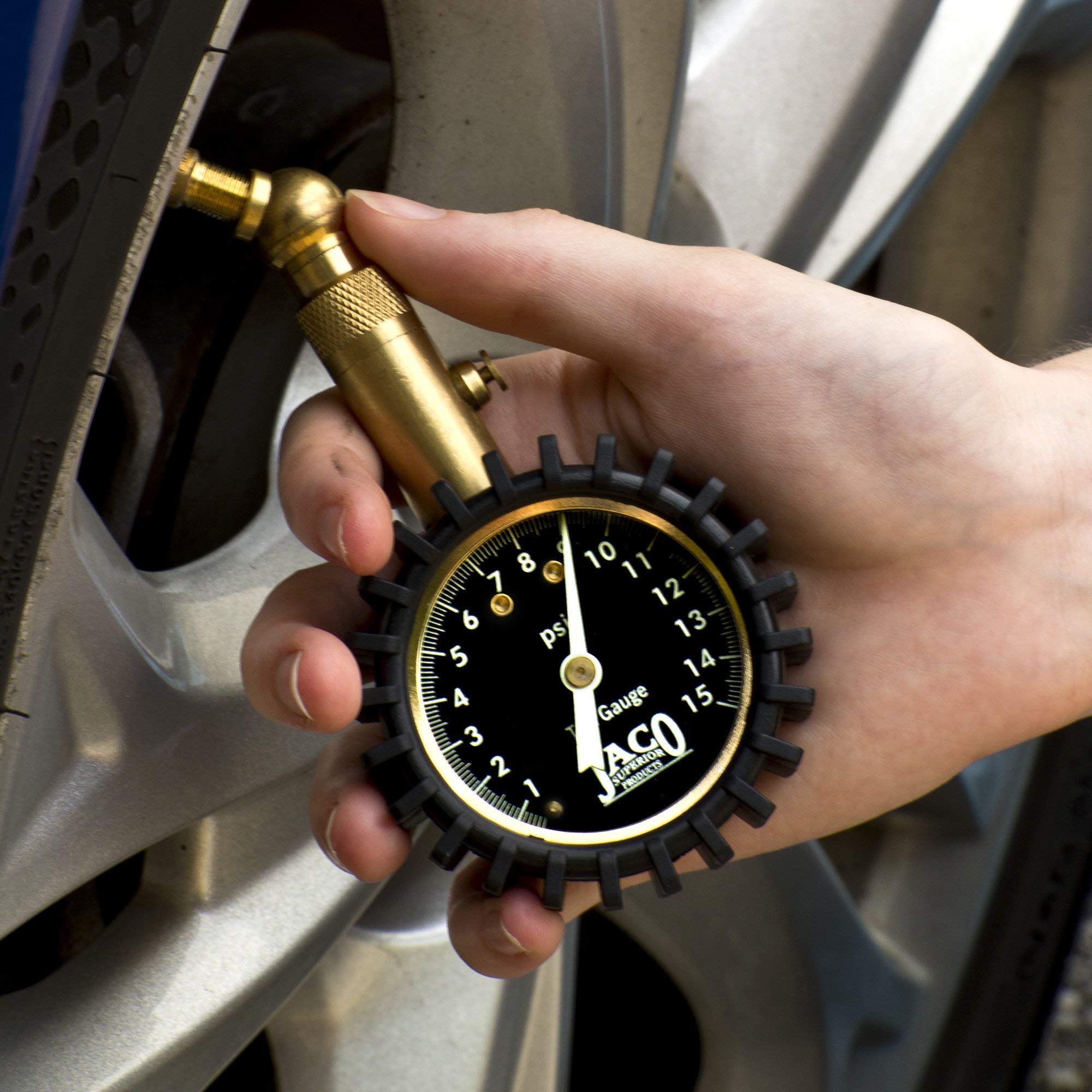 Jaco Elite Low Pressure Tire Gauge - 15 Psi