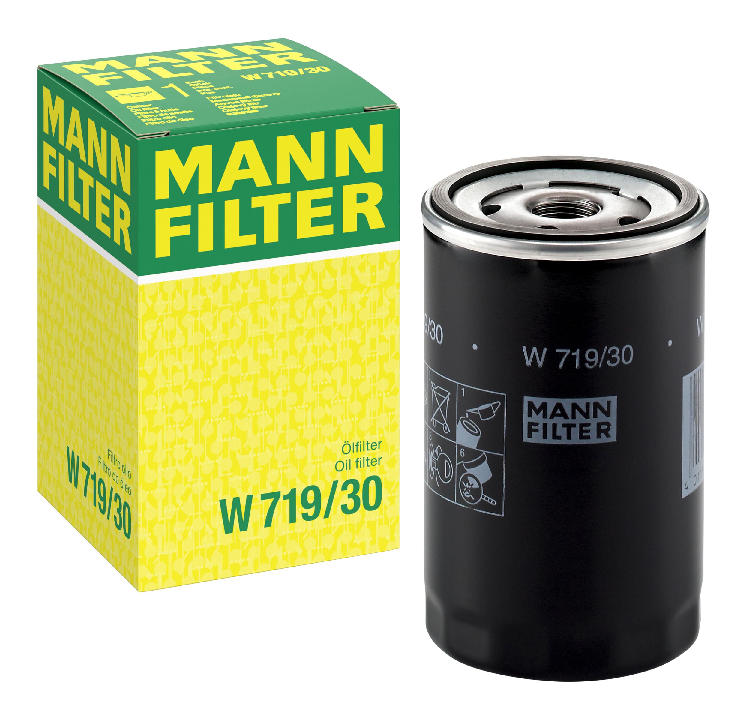 Mann Filter Mann-Filter W 719/30 Spin-On Oil Filter