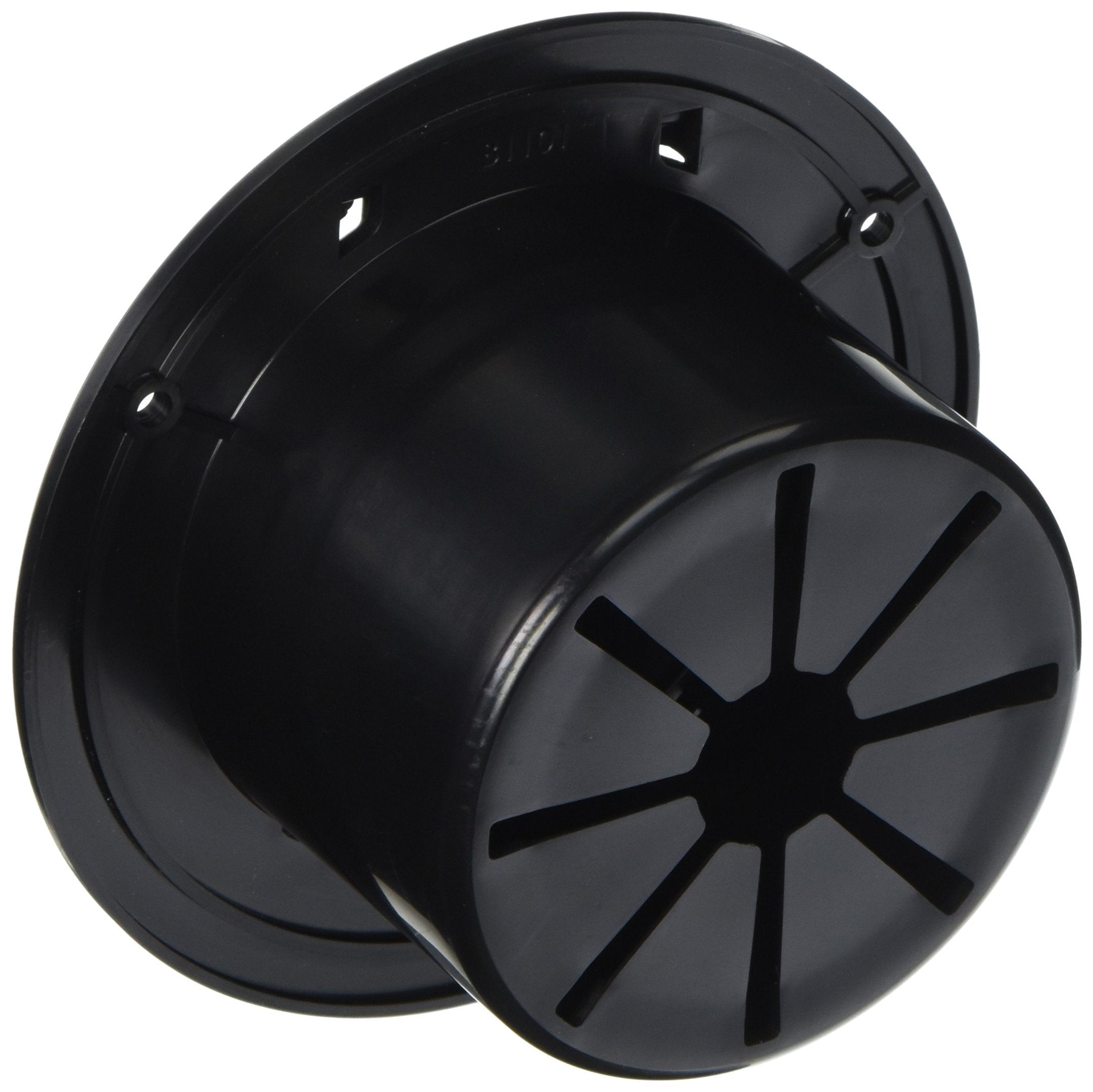 Rv Designer B113, Round Electrical Cable Hatch, Deluxe, Replaceable Lid, 5.2 Inch Diameter, Black
